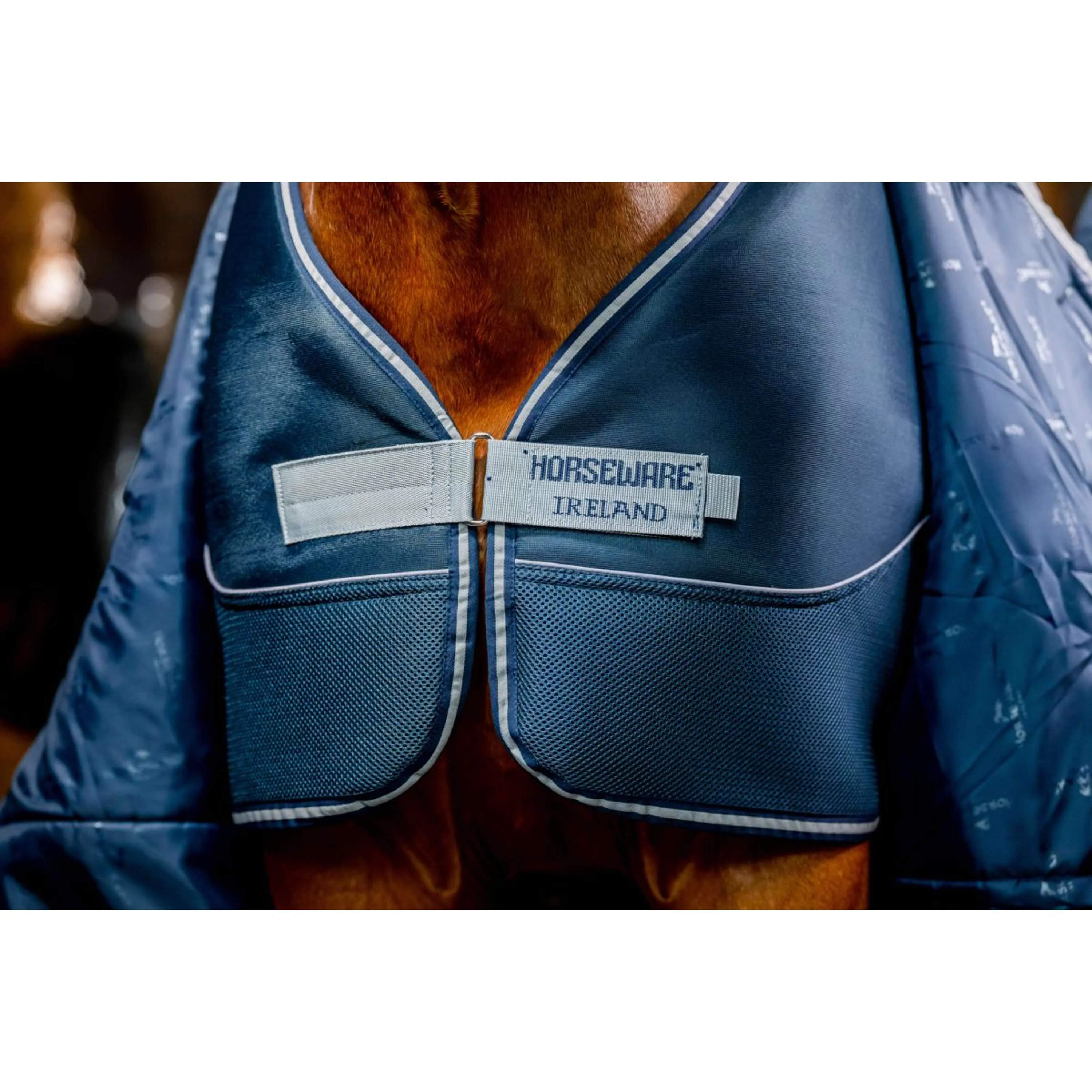 Horseware Dry Liner Marine/Argent - Image 3
