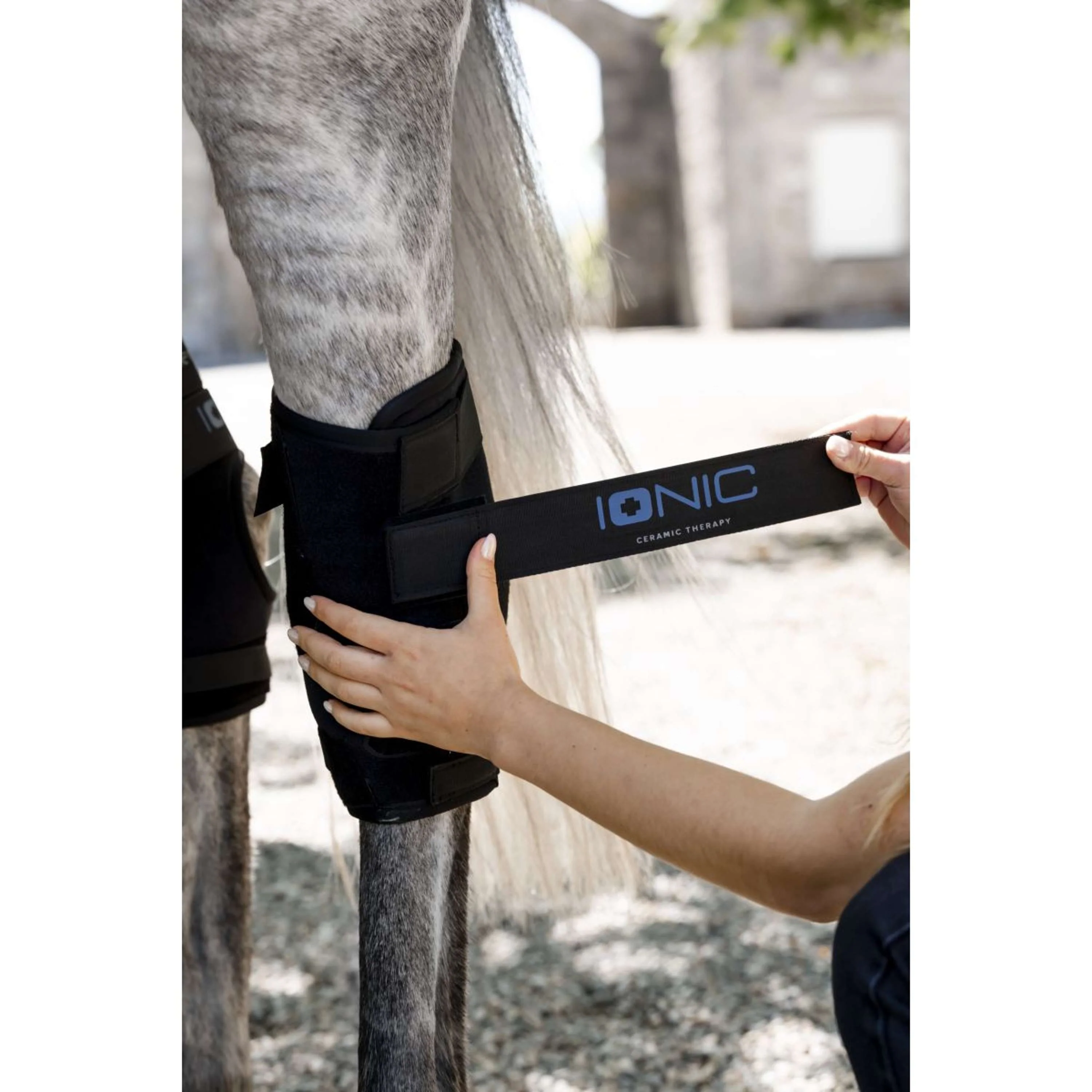 Horseware Hock Boots Ionic Set of 2 Noir - Image 9
