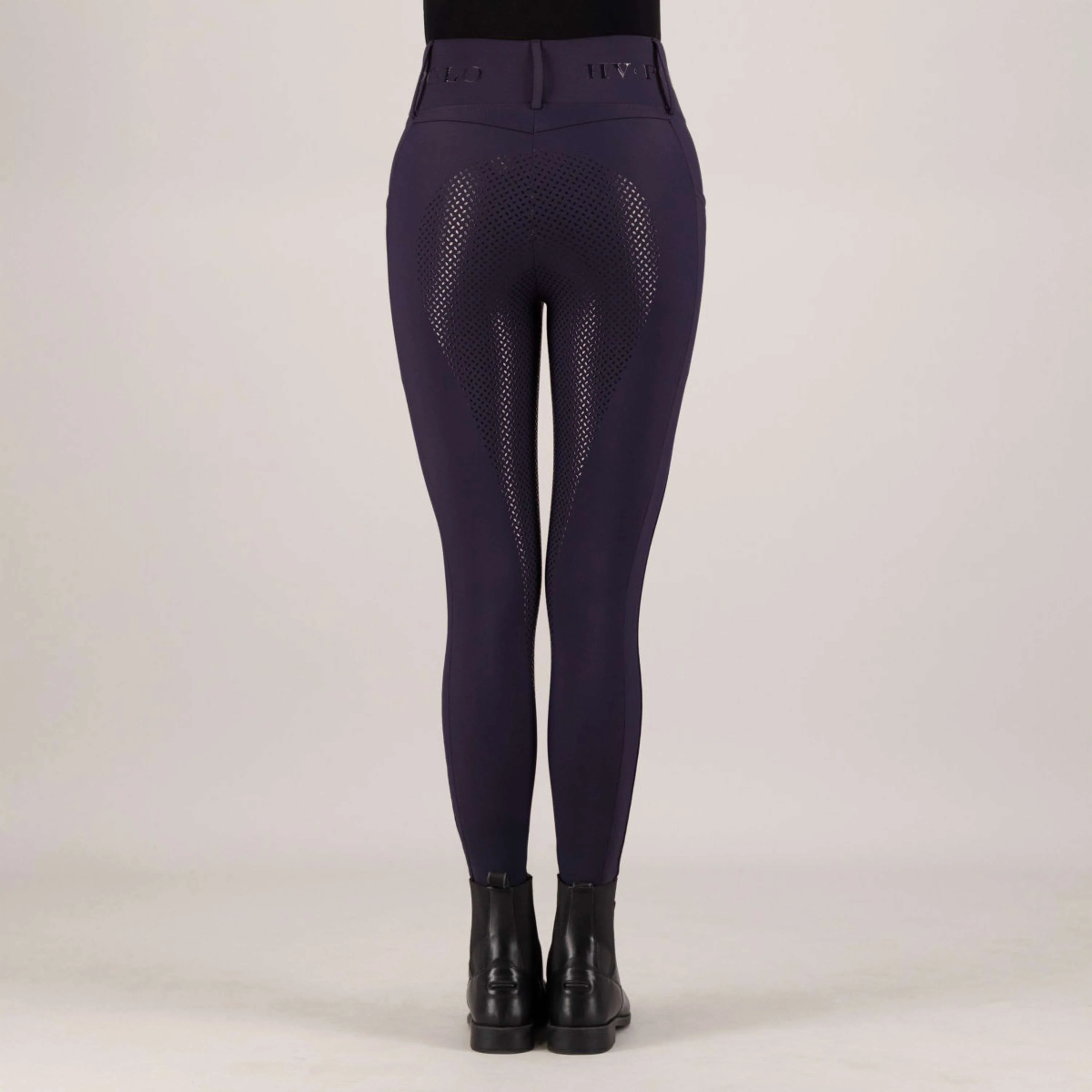 HV Polo Legging d'Ã‰quitation HVPFavourite Full Grip Marin - Image 3