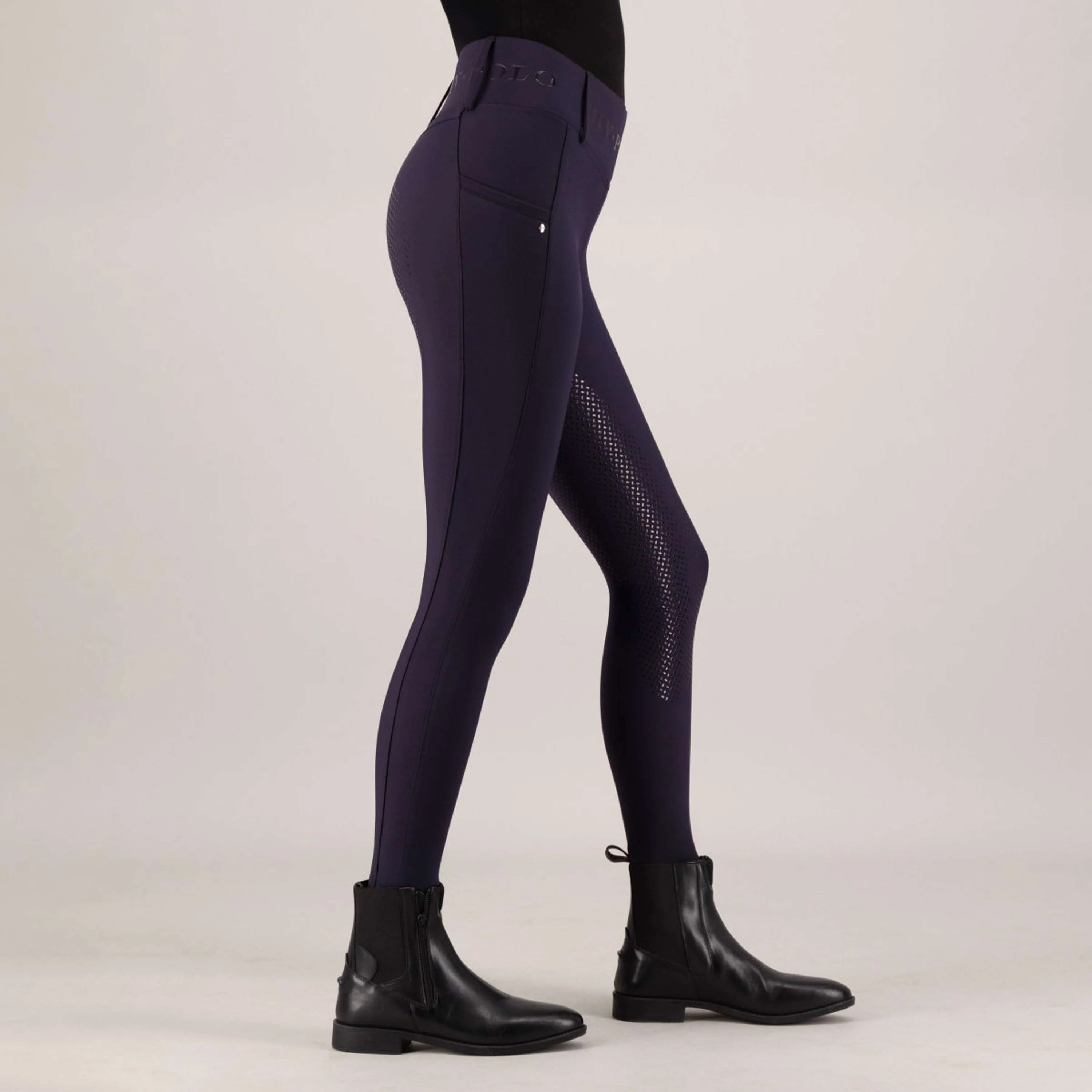 HV Polo Legging d'Ã‰quitation HVPFavourite Full Grip Marin - Image 5