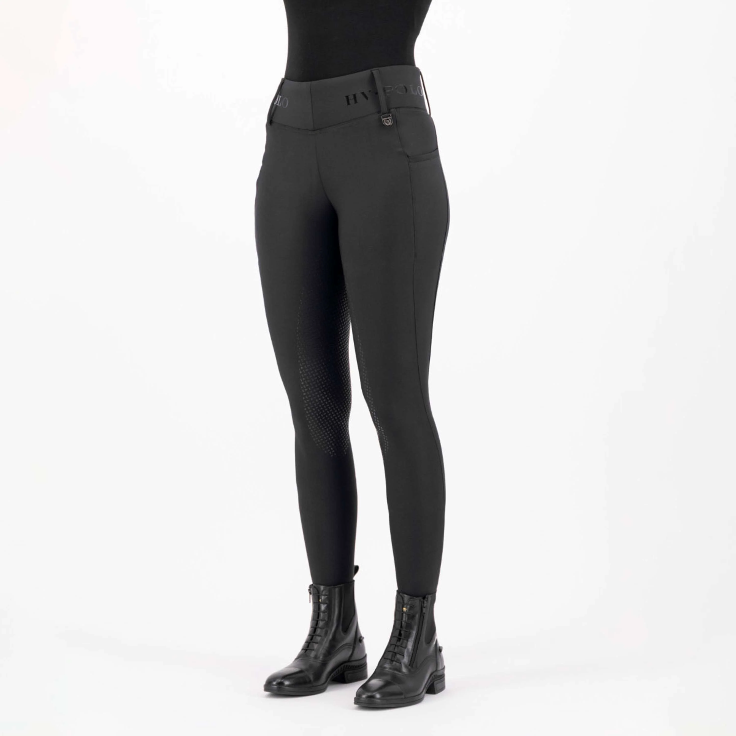 HV Polo Legging d'Équitation HVPFavourite Full Grip Noir - Image 3