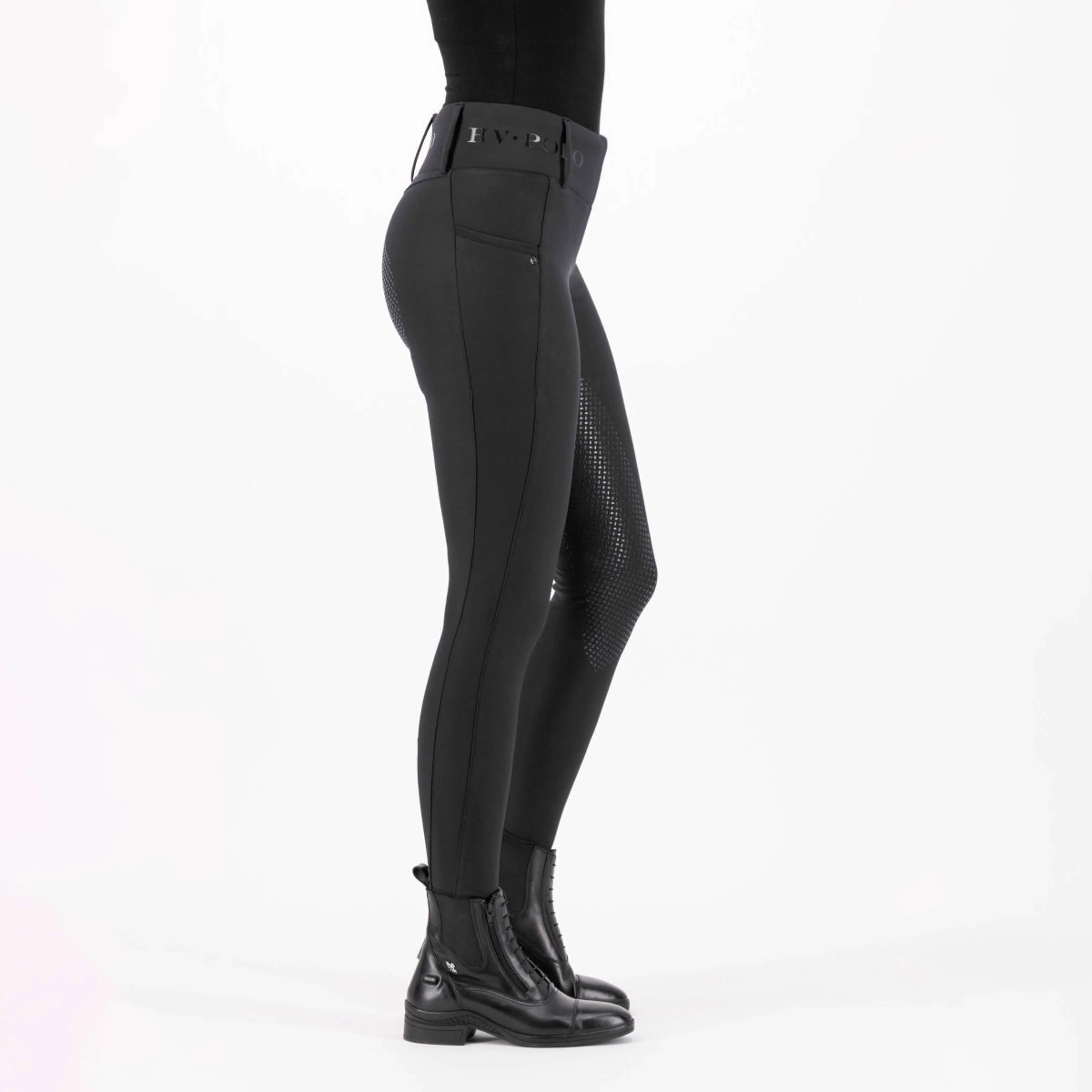 HV Polo Legging d'Équitation HVPFavourite Full Grip Noir - Image 4