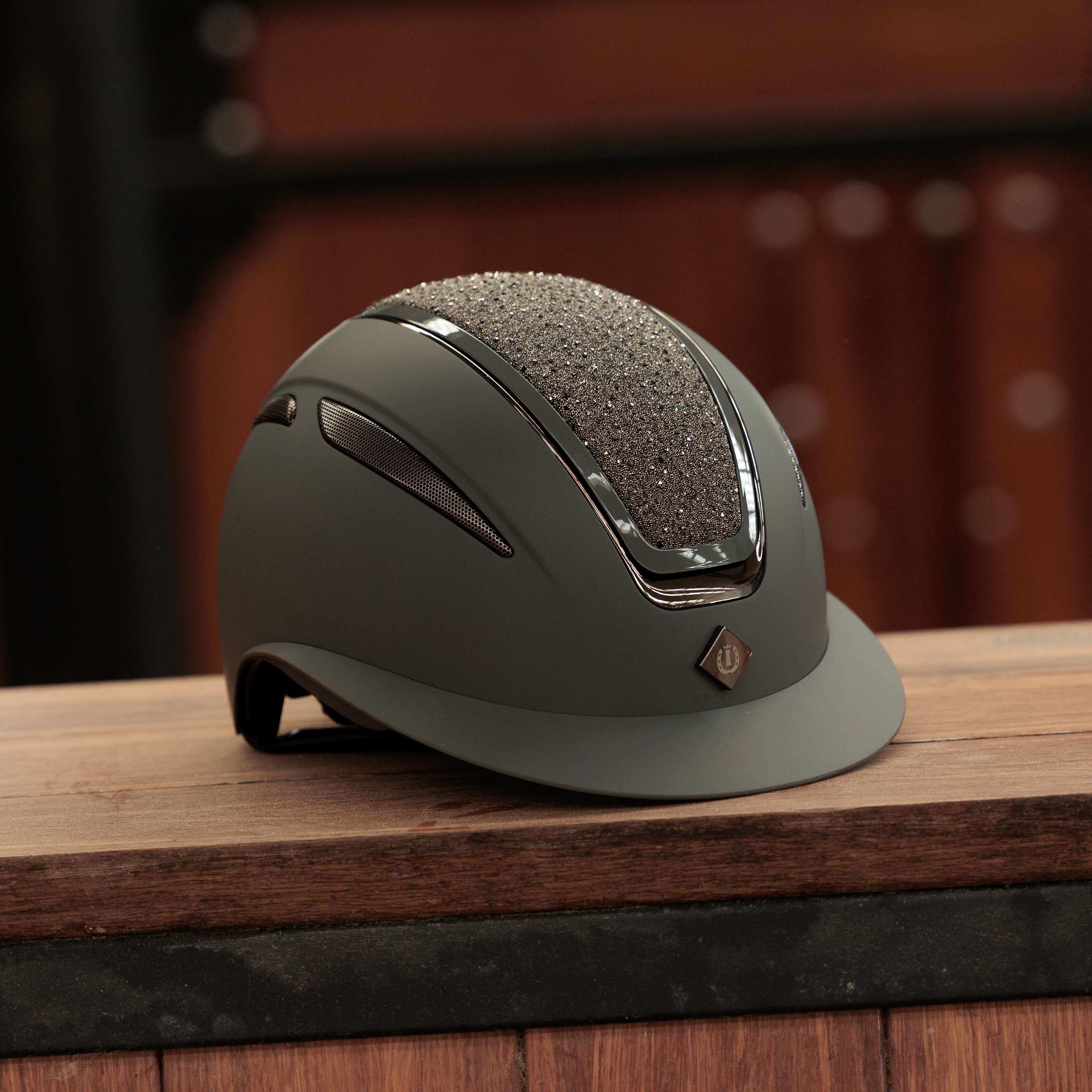 Imperial Riding Bombe IRHOlania Deluxe Big Visor Gris - Image 5