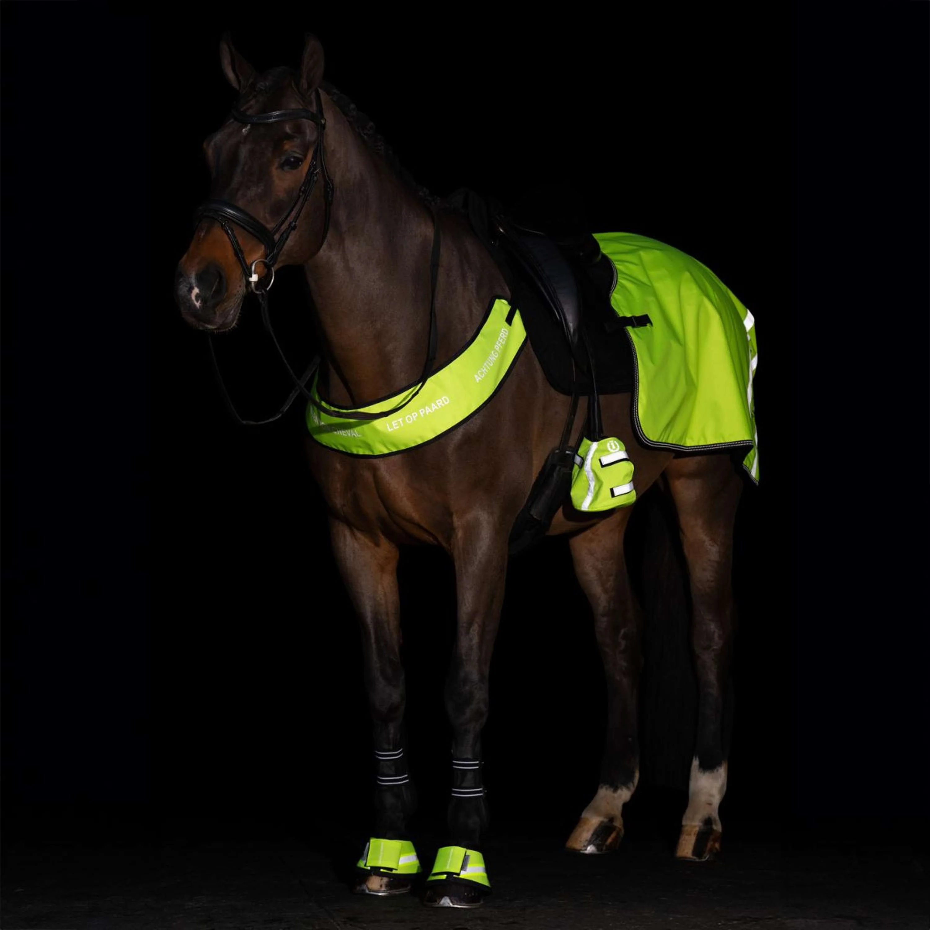 Imperial Riding Cloches d'Obstacles IRHReflective Jaune - Image 3