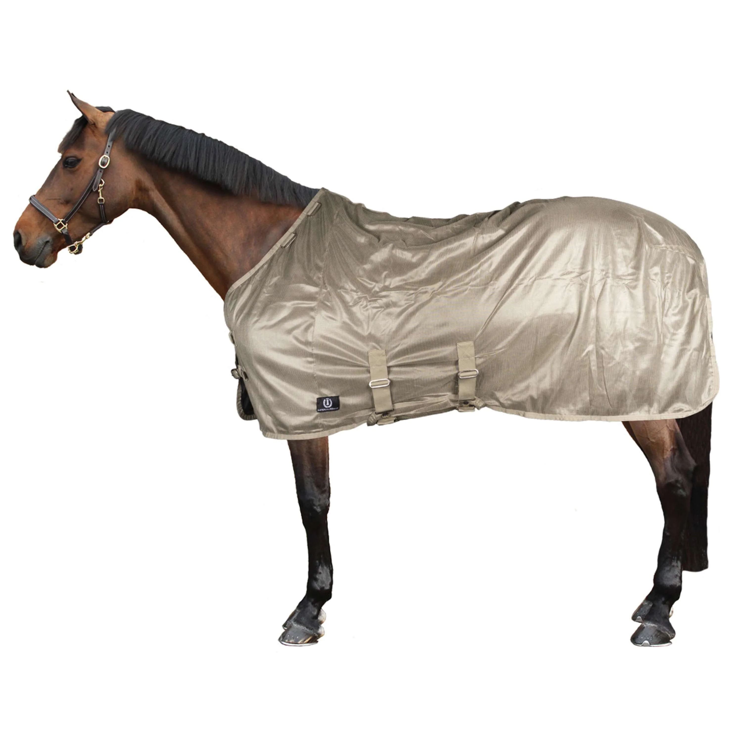 Imperial Riding Couverture Anti-Mouches IRHReese avec Couvre-cou Olive clair - Image 2