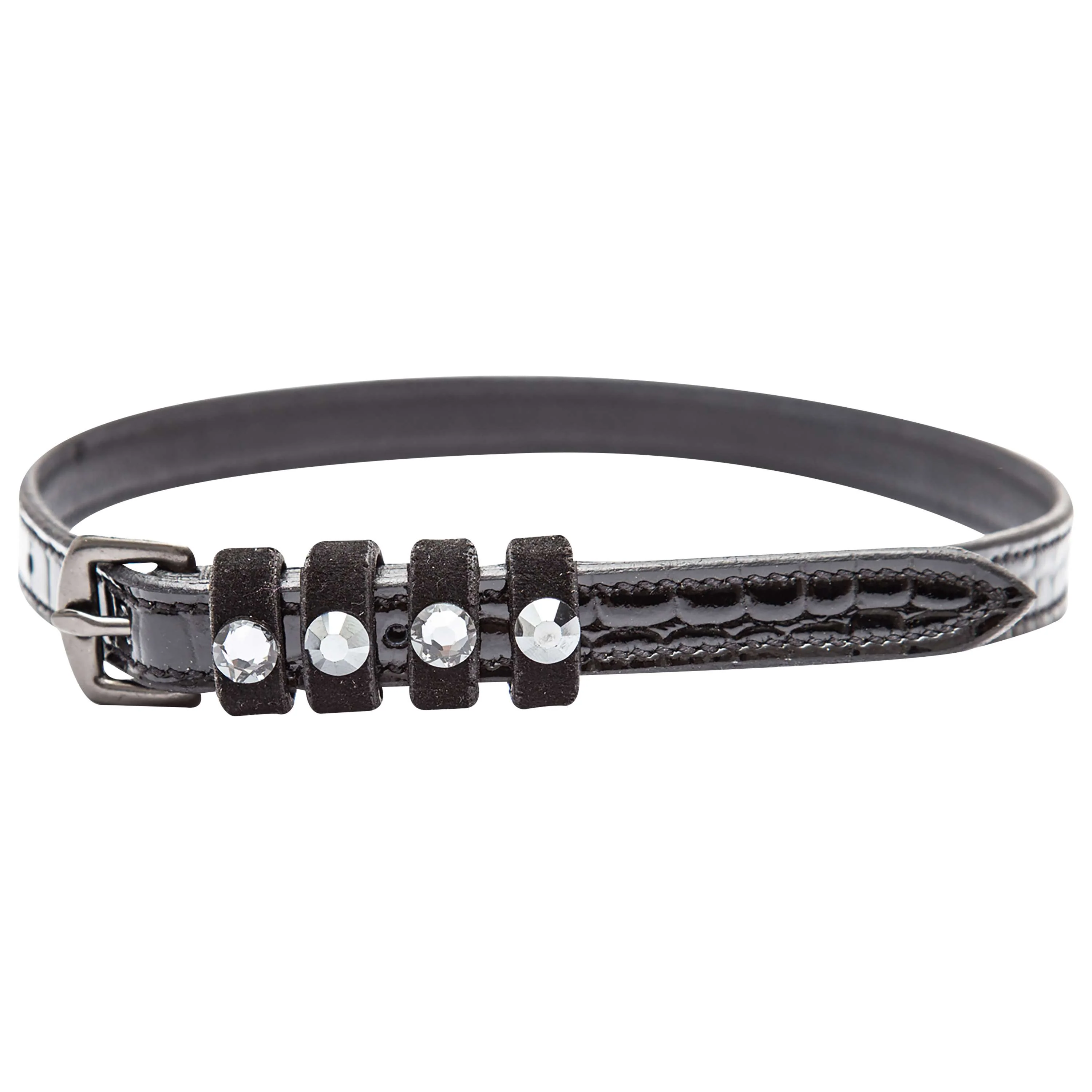 Imperial Riding Lanières pour Éperons IRHPardouz Black/Black Croco