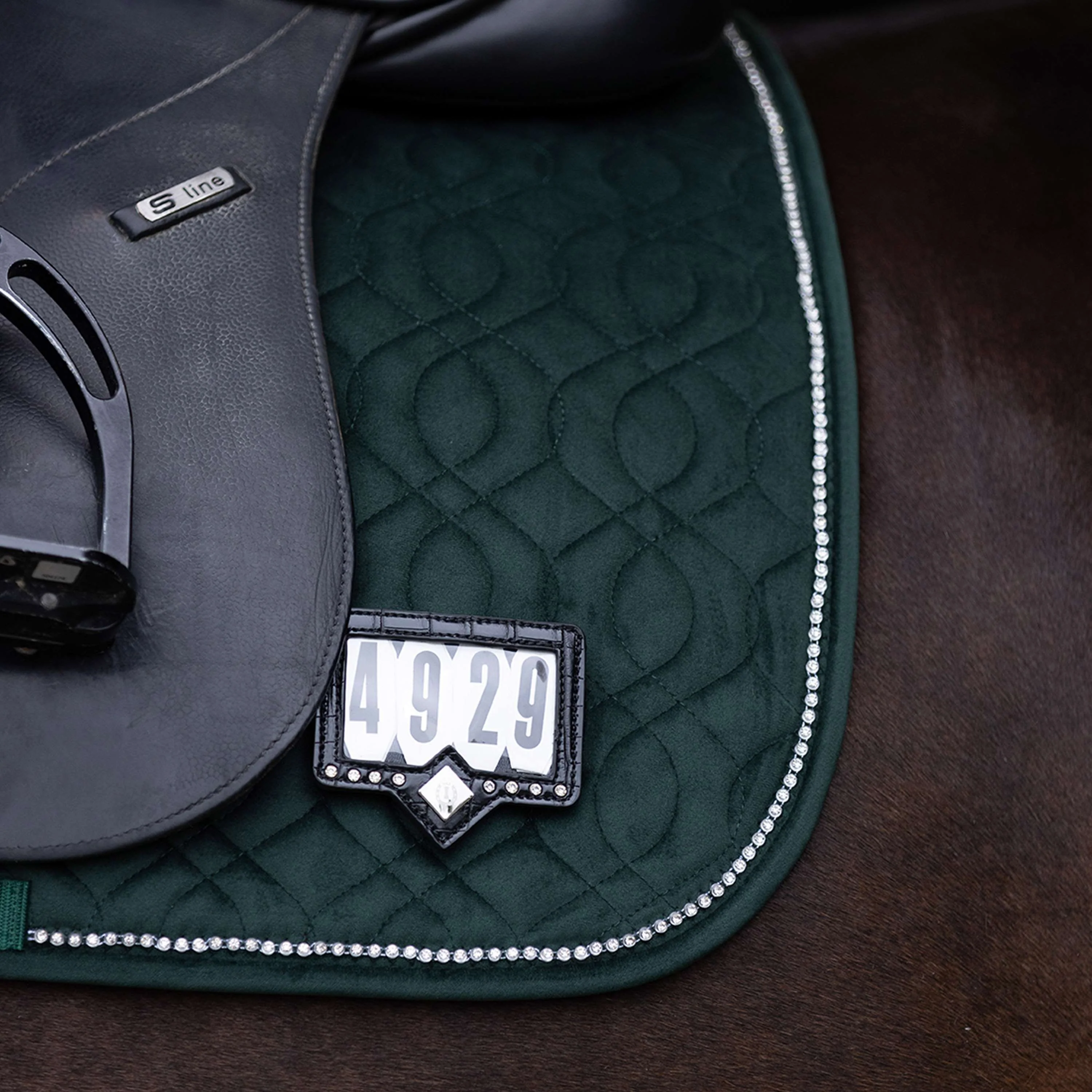 Imperial Riding Numéros de Concours IRHShow and Glow Black/Black Croco - Image 3