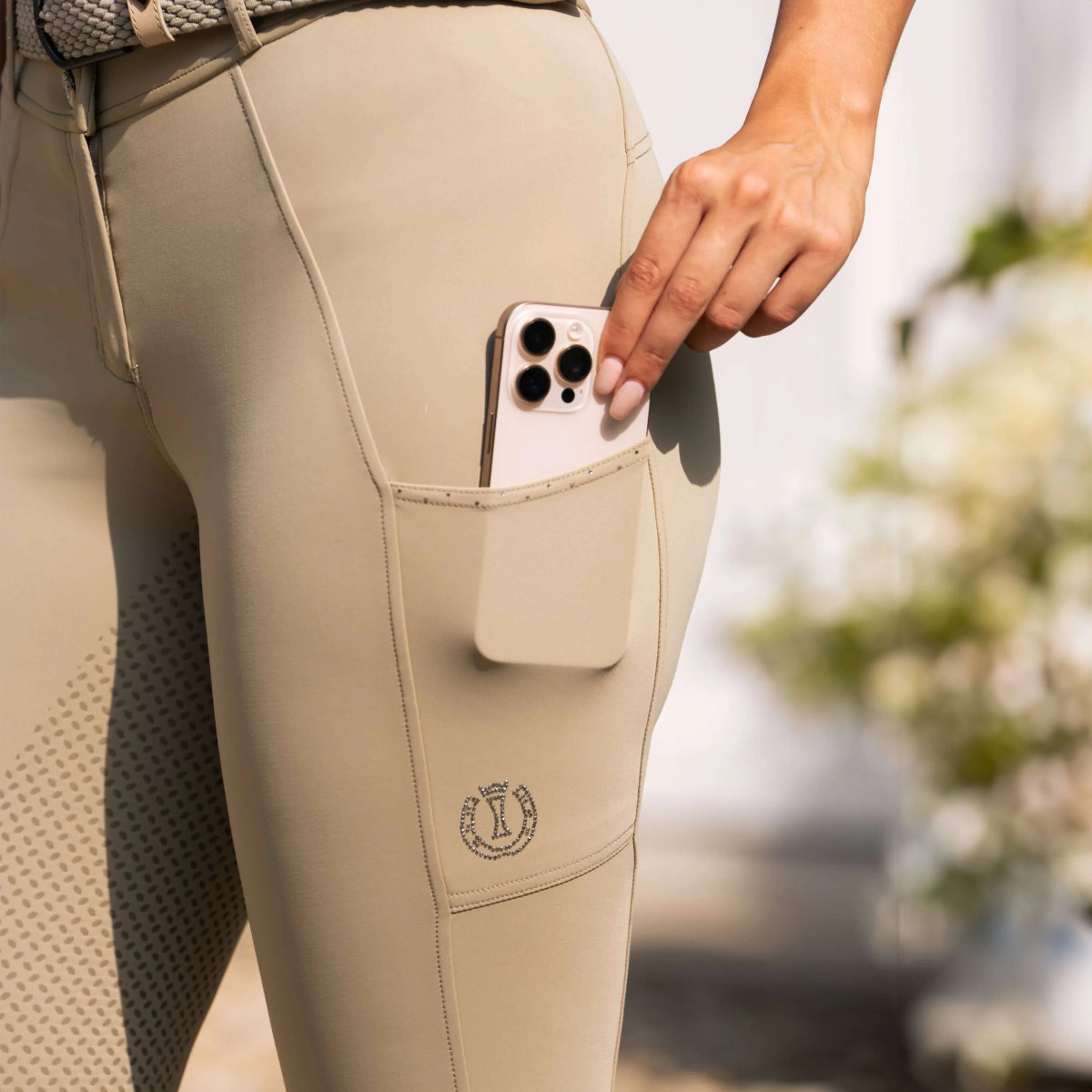 Imperial Riding Pantalon d'Ã‰quitation IRHBliss Full Grip Olive clair - Image 4