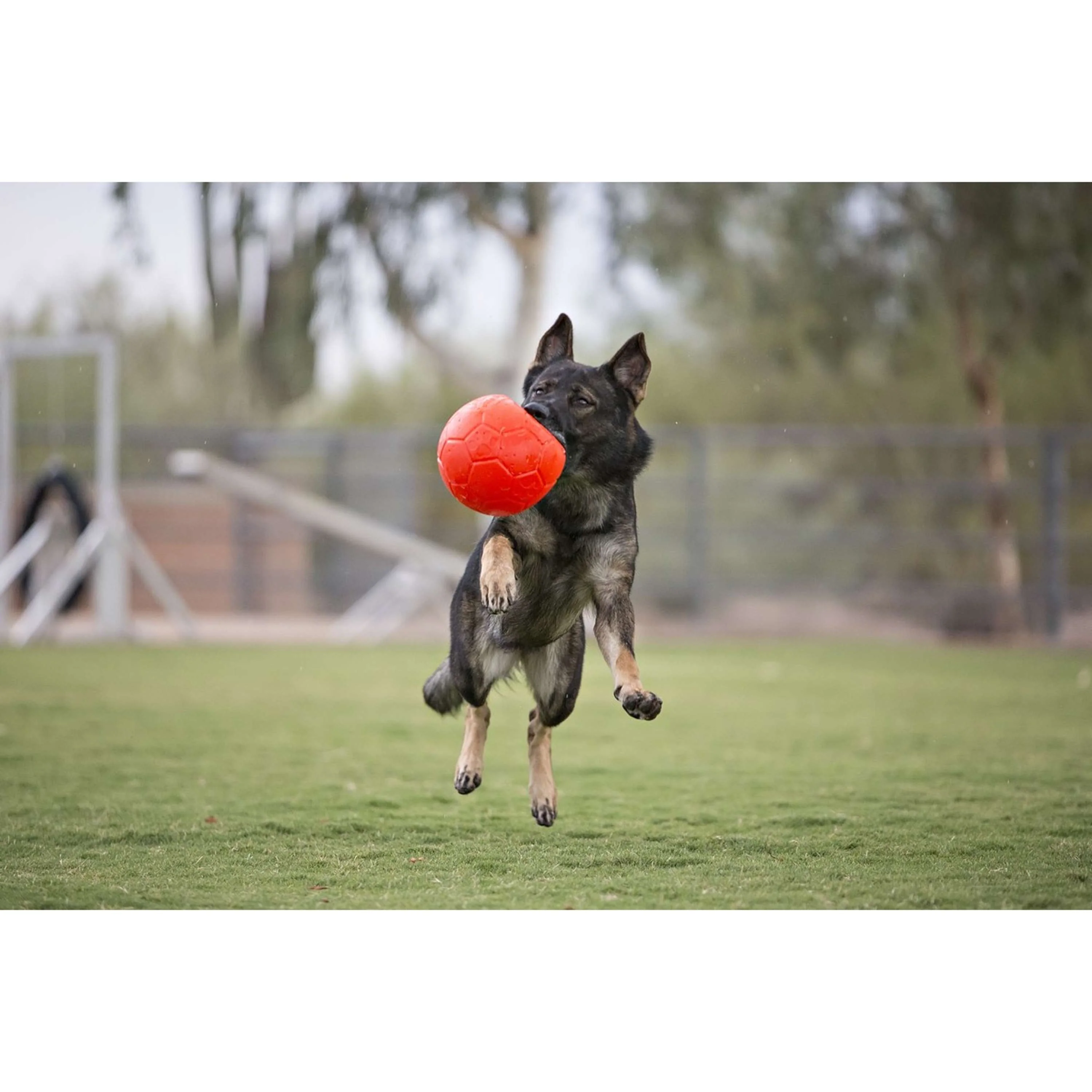 Jolly Ball Balle de Jeu Soccer Ball Rouge - Image 3