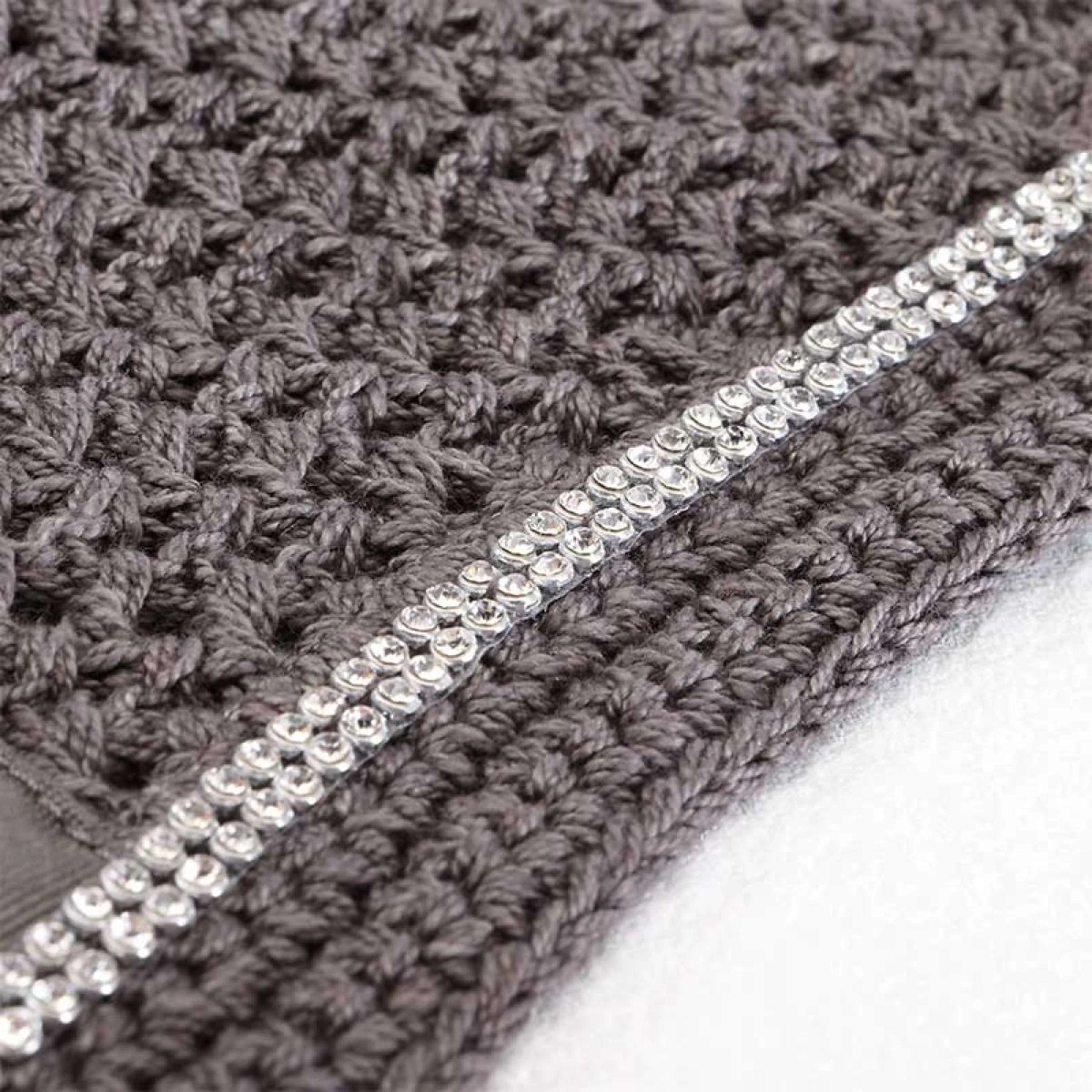 Kavalkade Bonnet Anti-Mouches avec Fausses Pierres Anthracite - Image 3