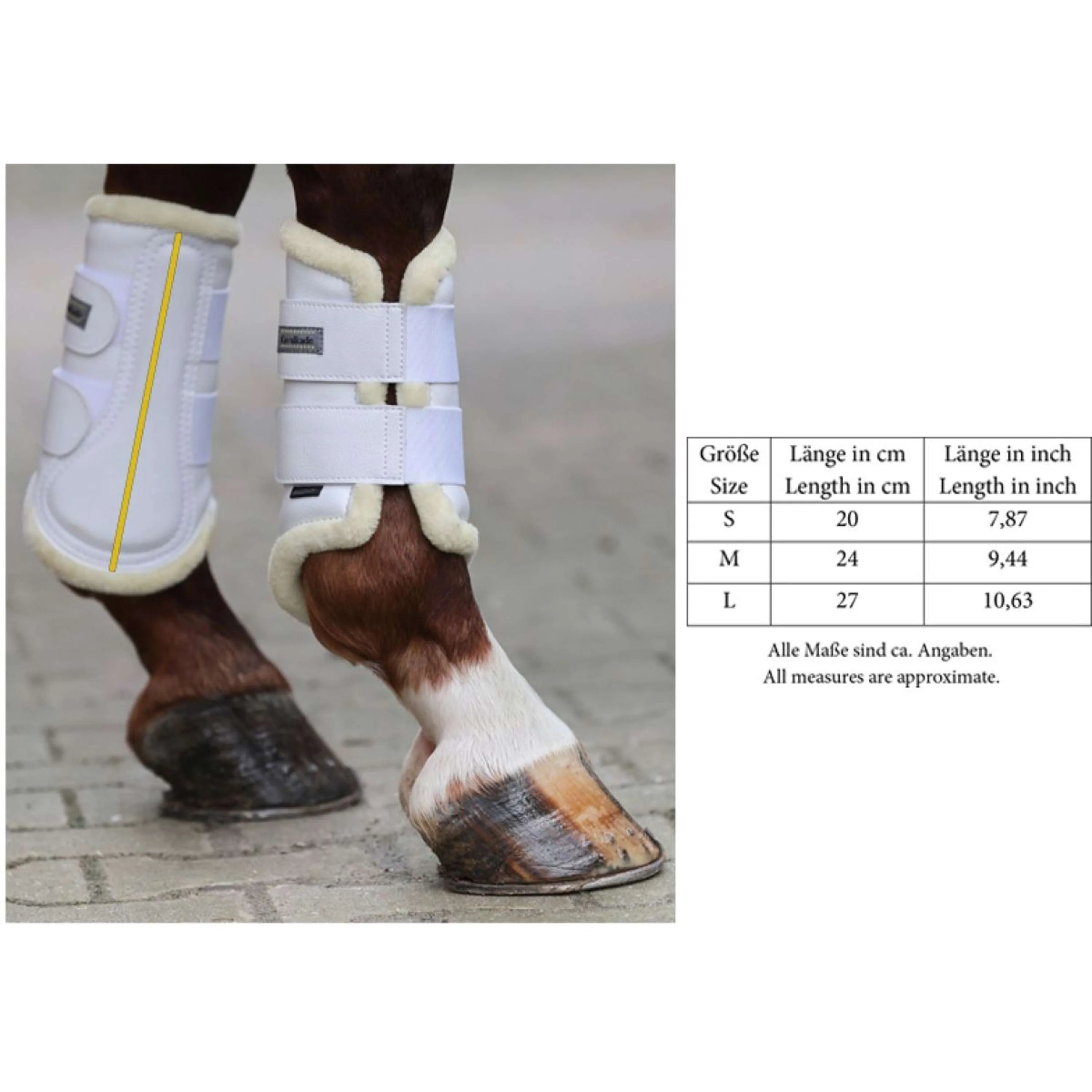 Kavalkade Dressage Boots avec Fausse Fourrure Blanc - Image 6