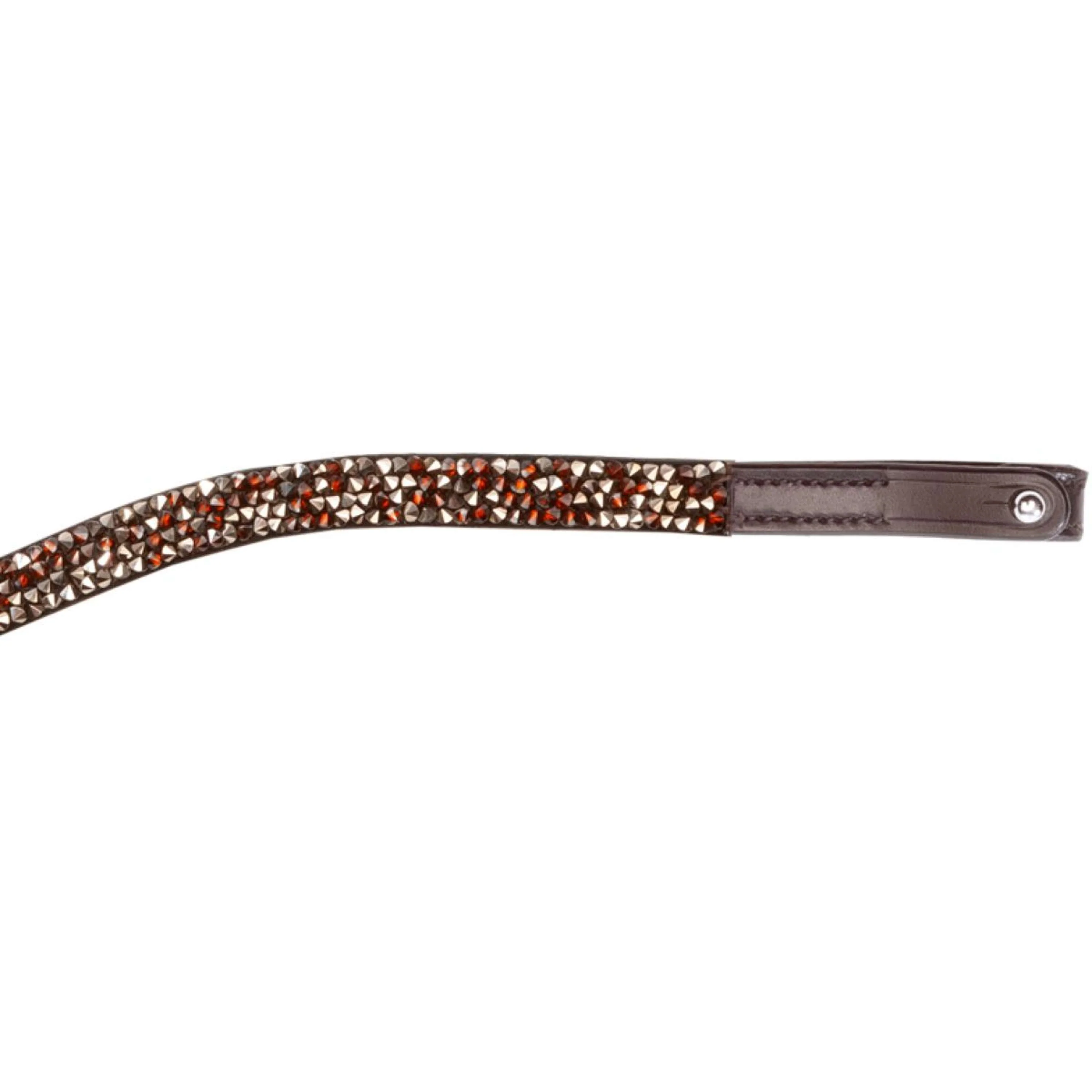 Kavalkade Frontal Courbé Bouton Café-Marron