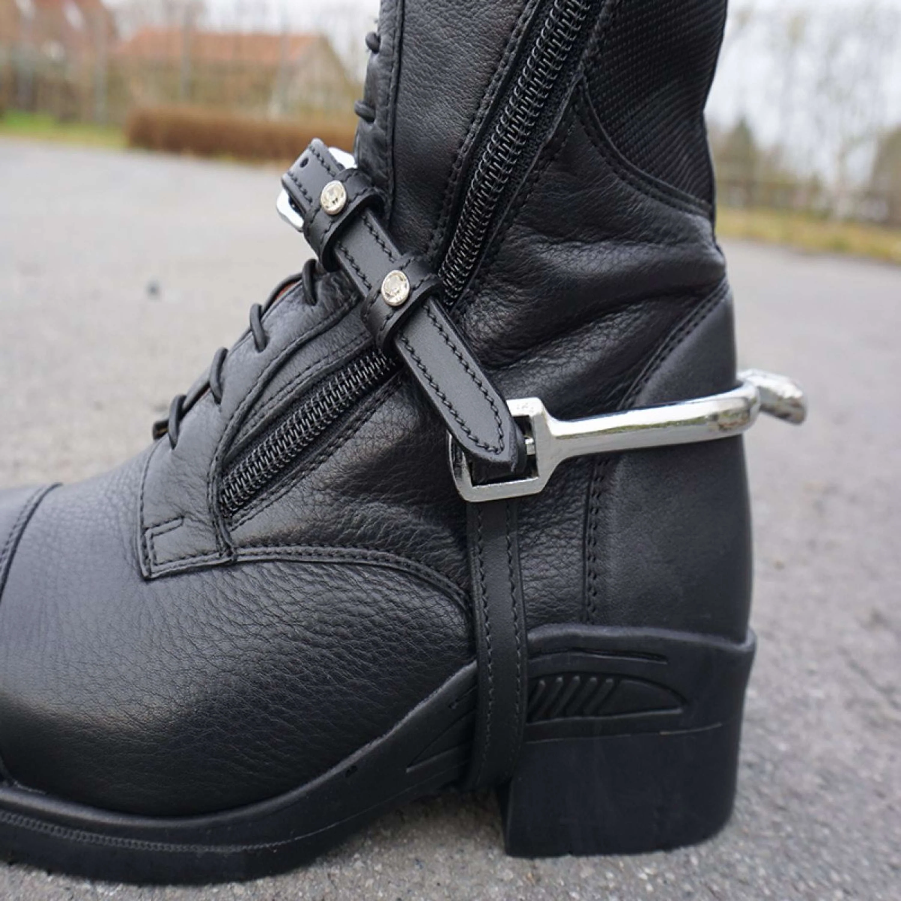 Kavalkade Lanières pour Éperons Crystal Noir