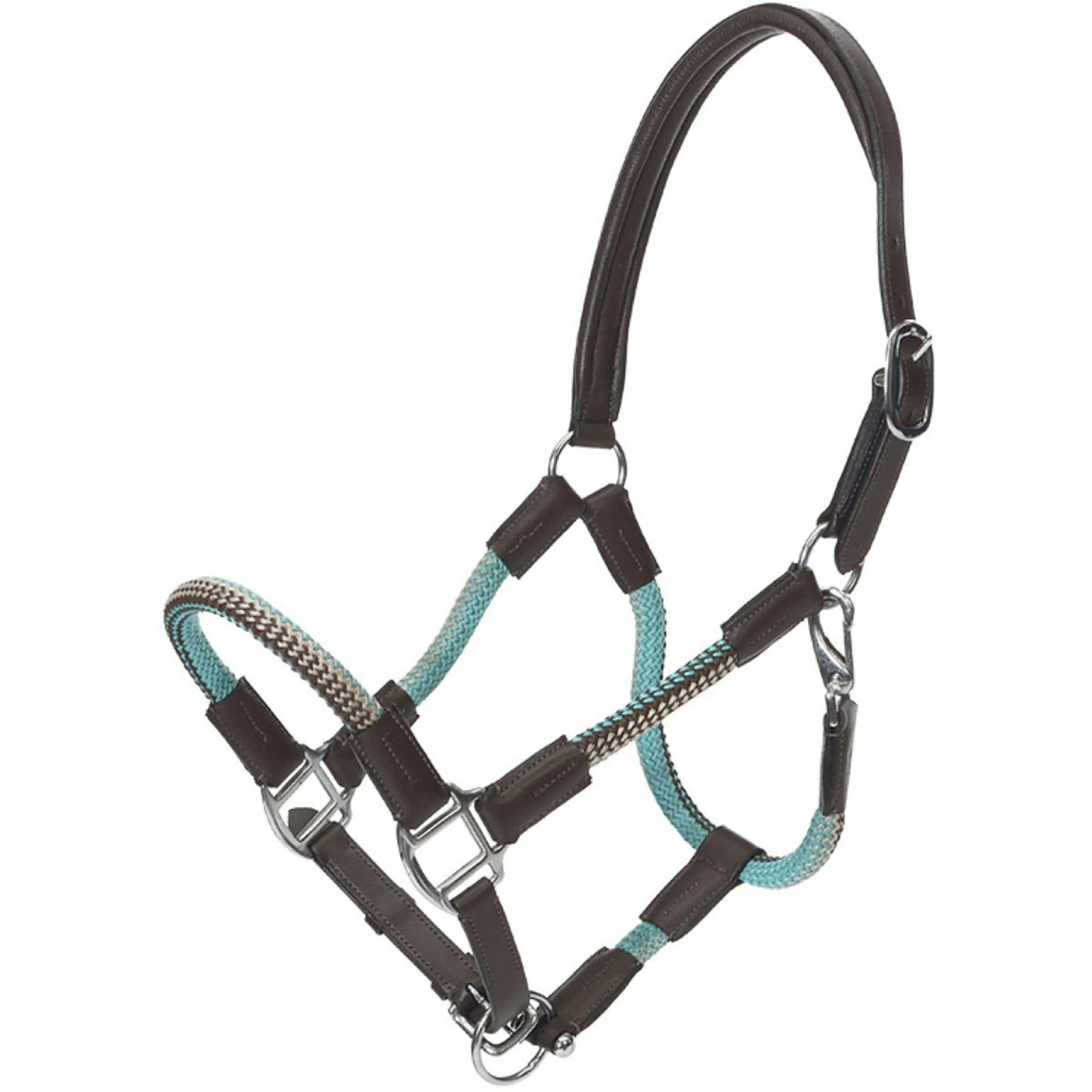 Kavalkade Licol en Corde Cavo avec Corde Marron/beige