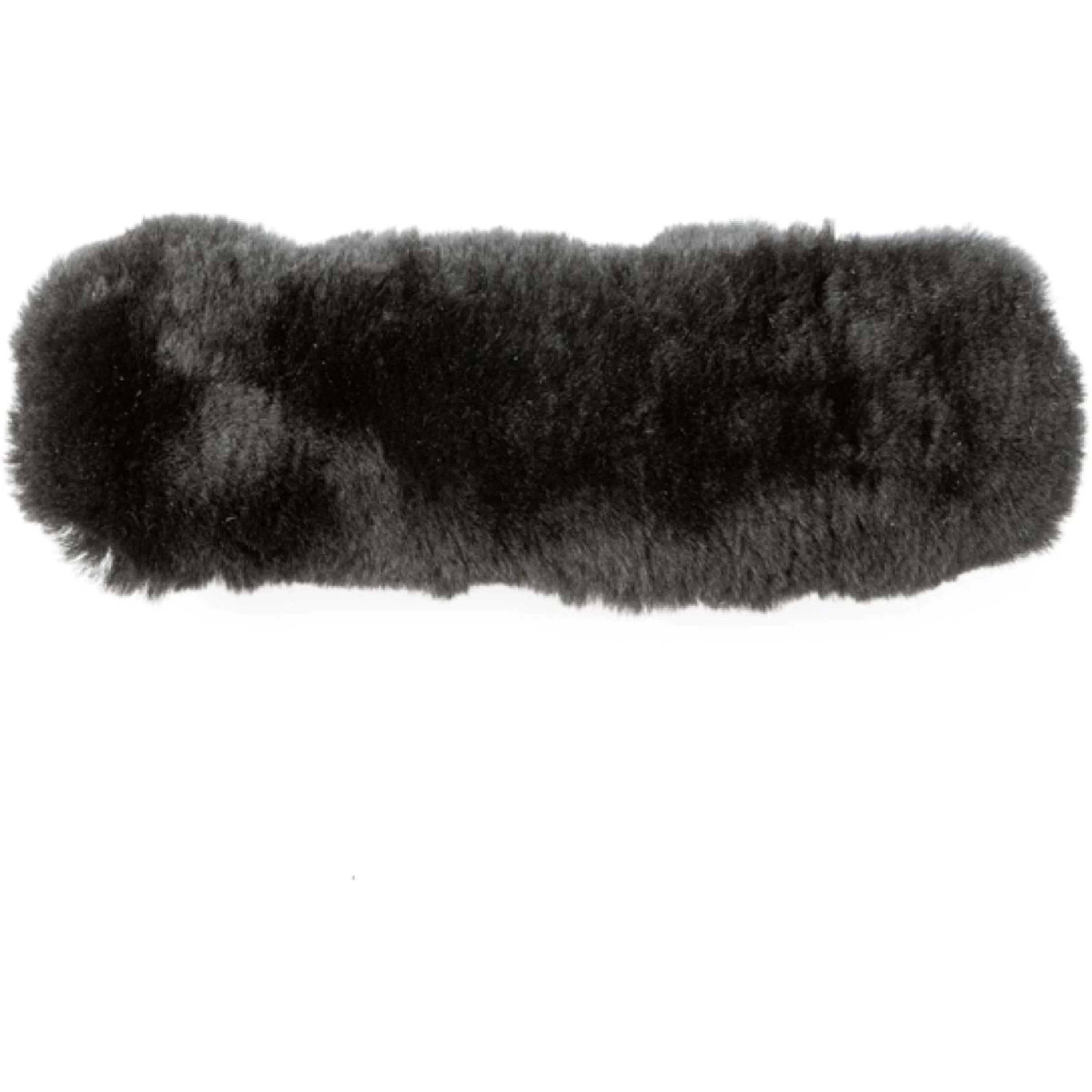 Kavalkade Tête et Nez Tapis Peau d'Agneau Noir - Image 2