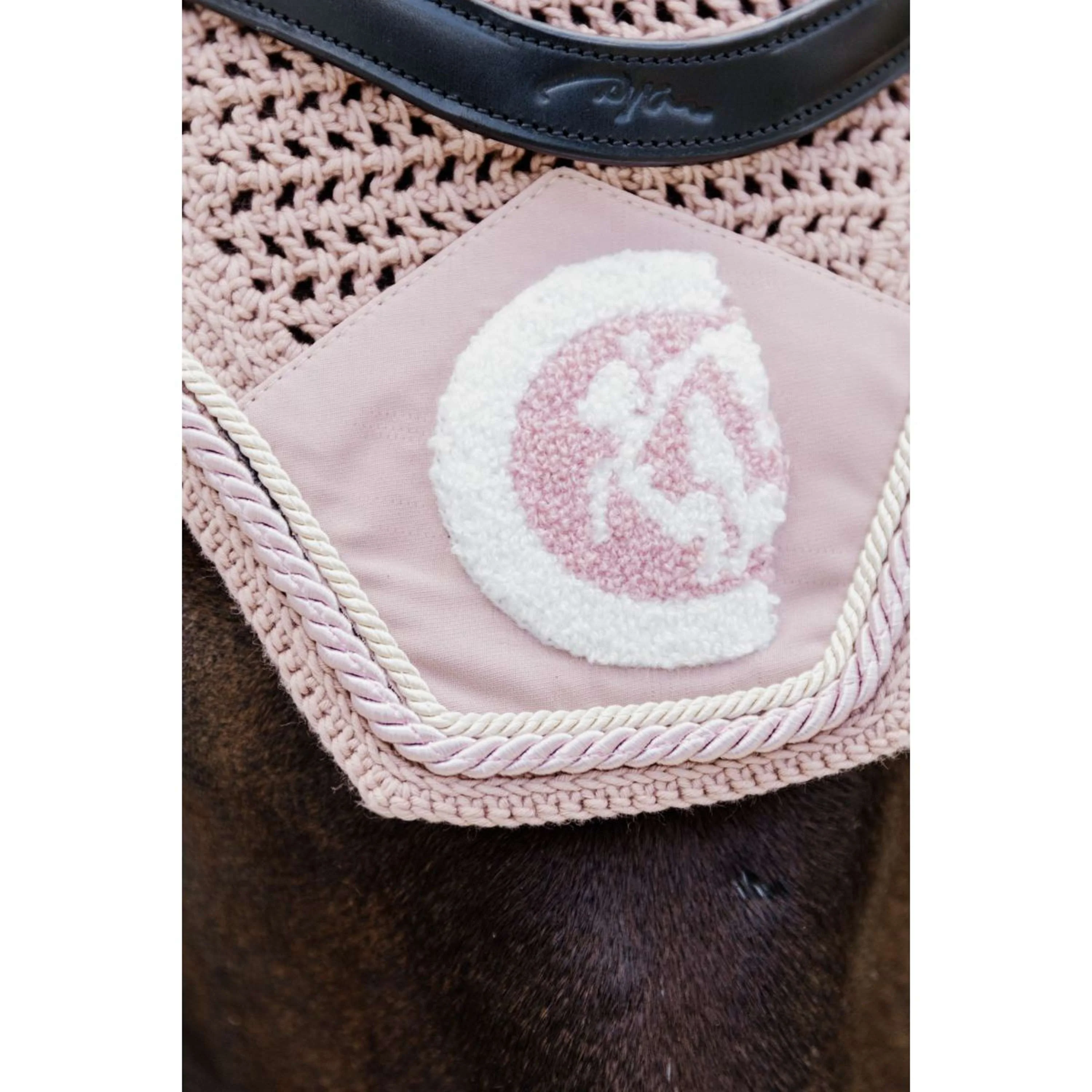 Kentucky Bonnet Anti-Mouches Wellington Soundless 3D Logo Rope Rose clair - Image 3