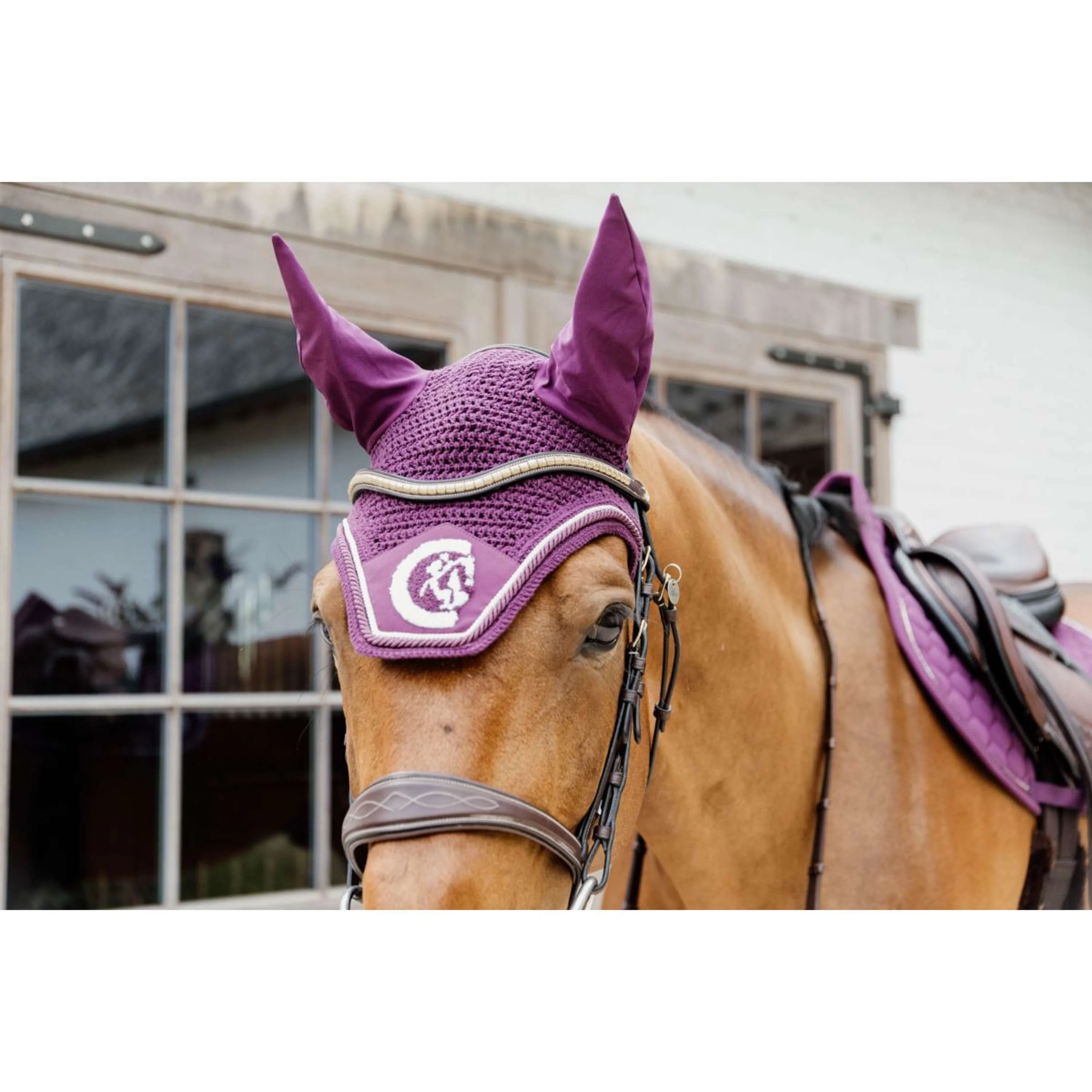 Kentucky Bonnet Anti-Mouches Wellington Soundless 3D Logo Rope Violet - Image 3