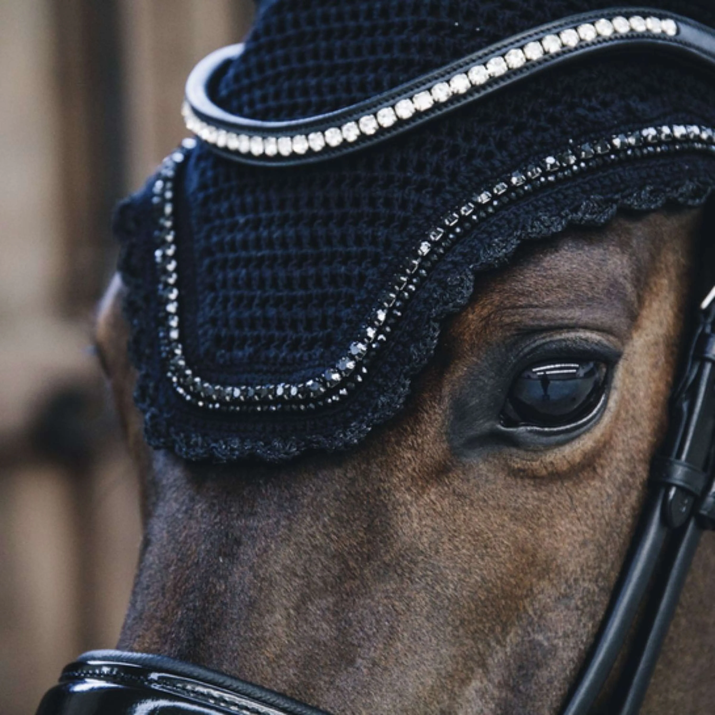 Kentucky Bonnet Anti-Mouches Wellington Stone & Pearl Soundless Noir