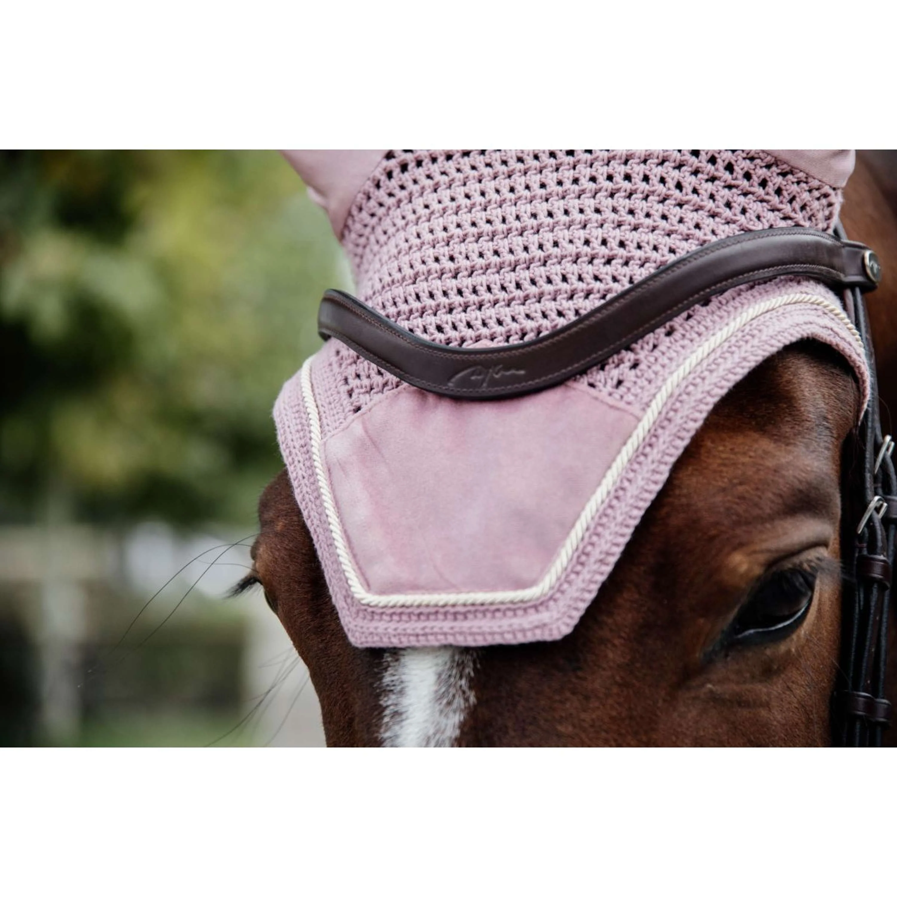 Kentucky Bonnet Anti-Mouches Wellington Velours Rose Vieux - Image 2