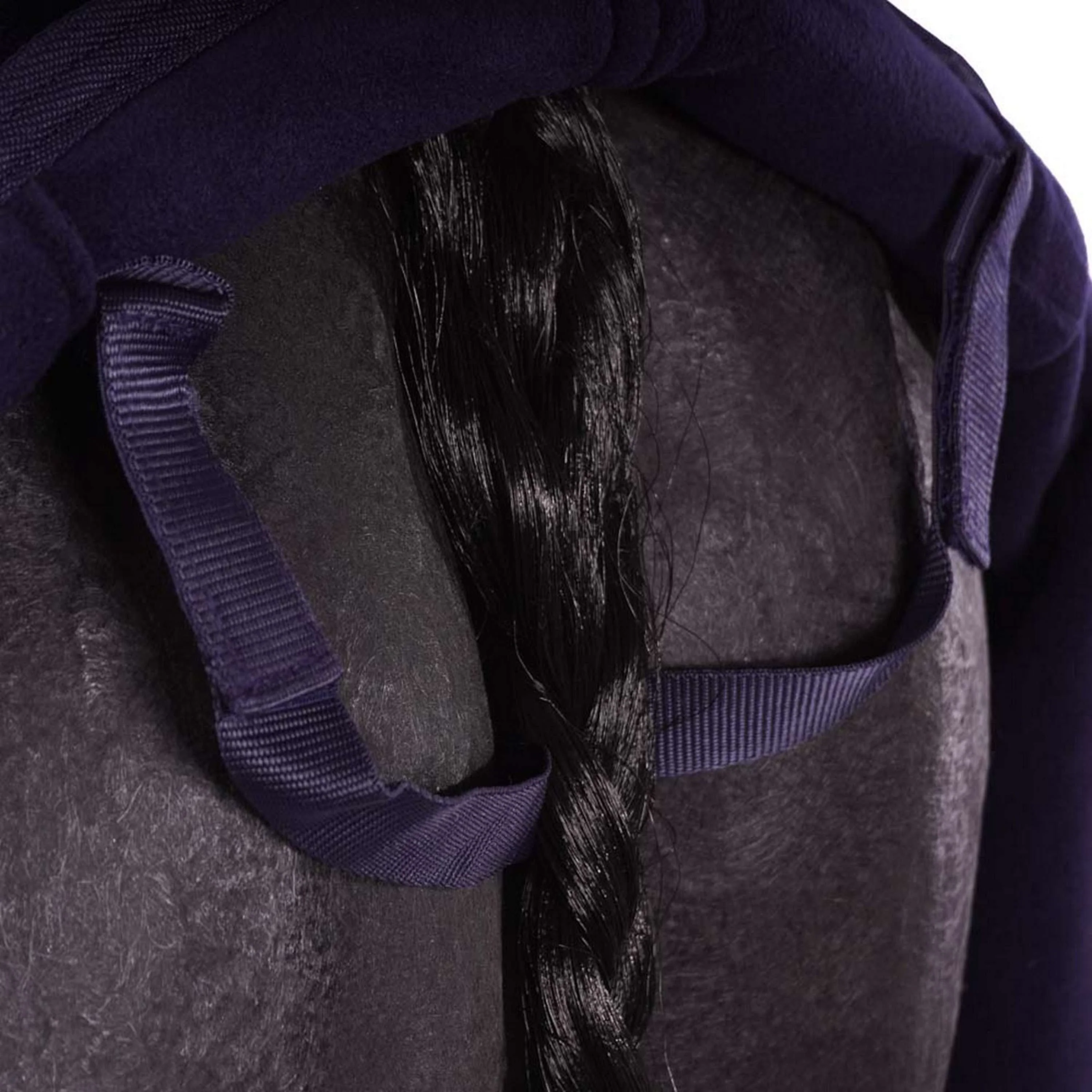 Kentucky Couvre-reins Carré Heavy Fleece Bleu foncé - Image 6