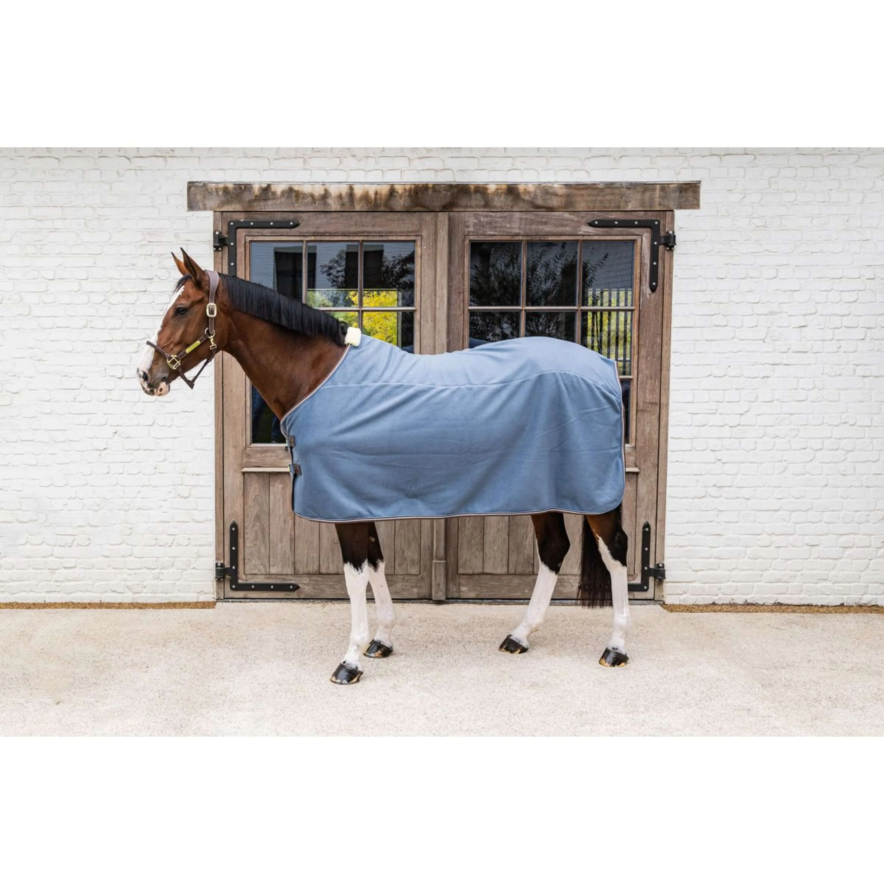 Kentucky Couverture Polaire Heavy Melange Dusty Blue - Image 2