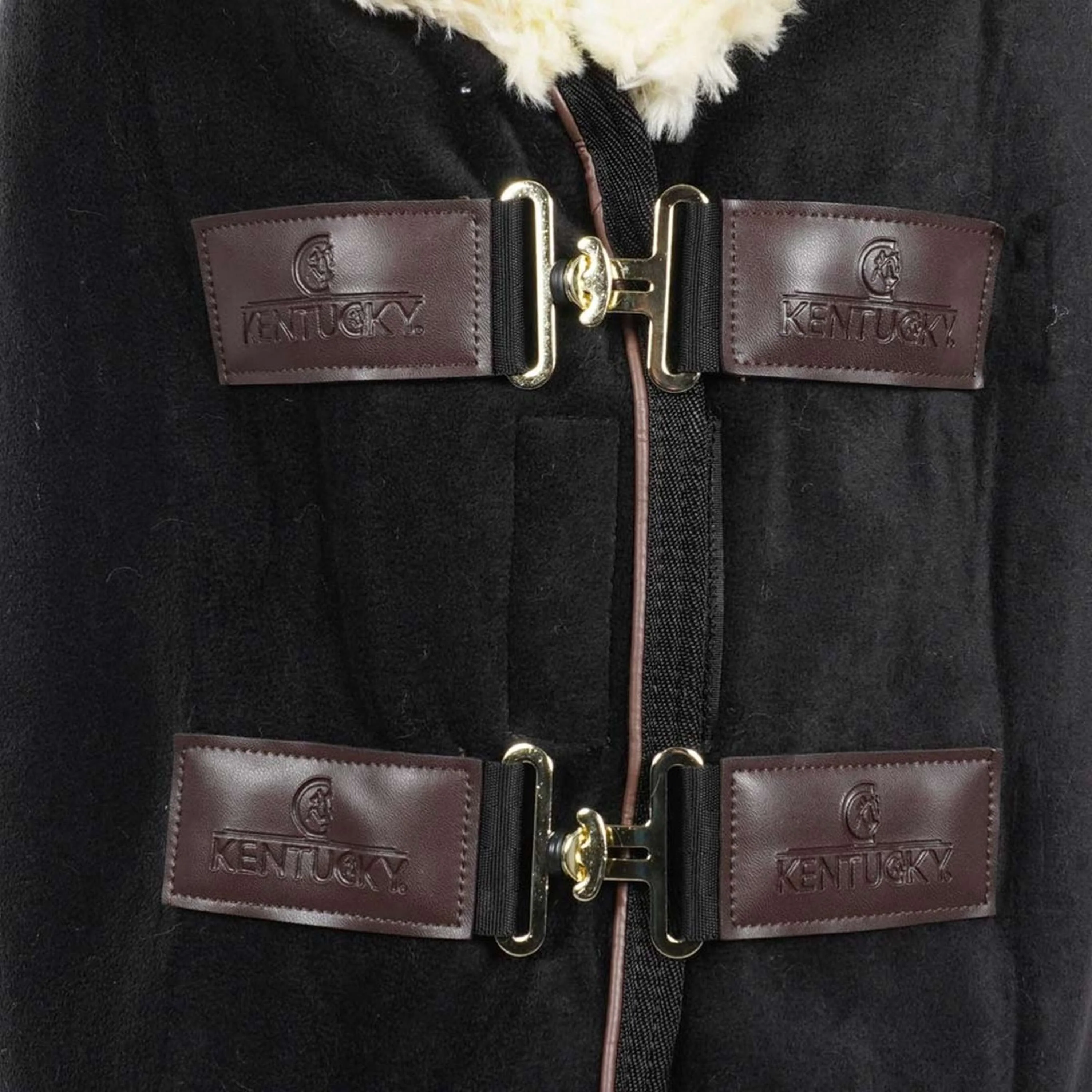 Kentucky Couvertures Anti-Transpiration Show Fleece Heavy Noir - Image 7