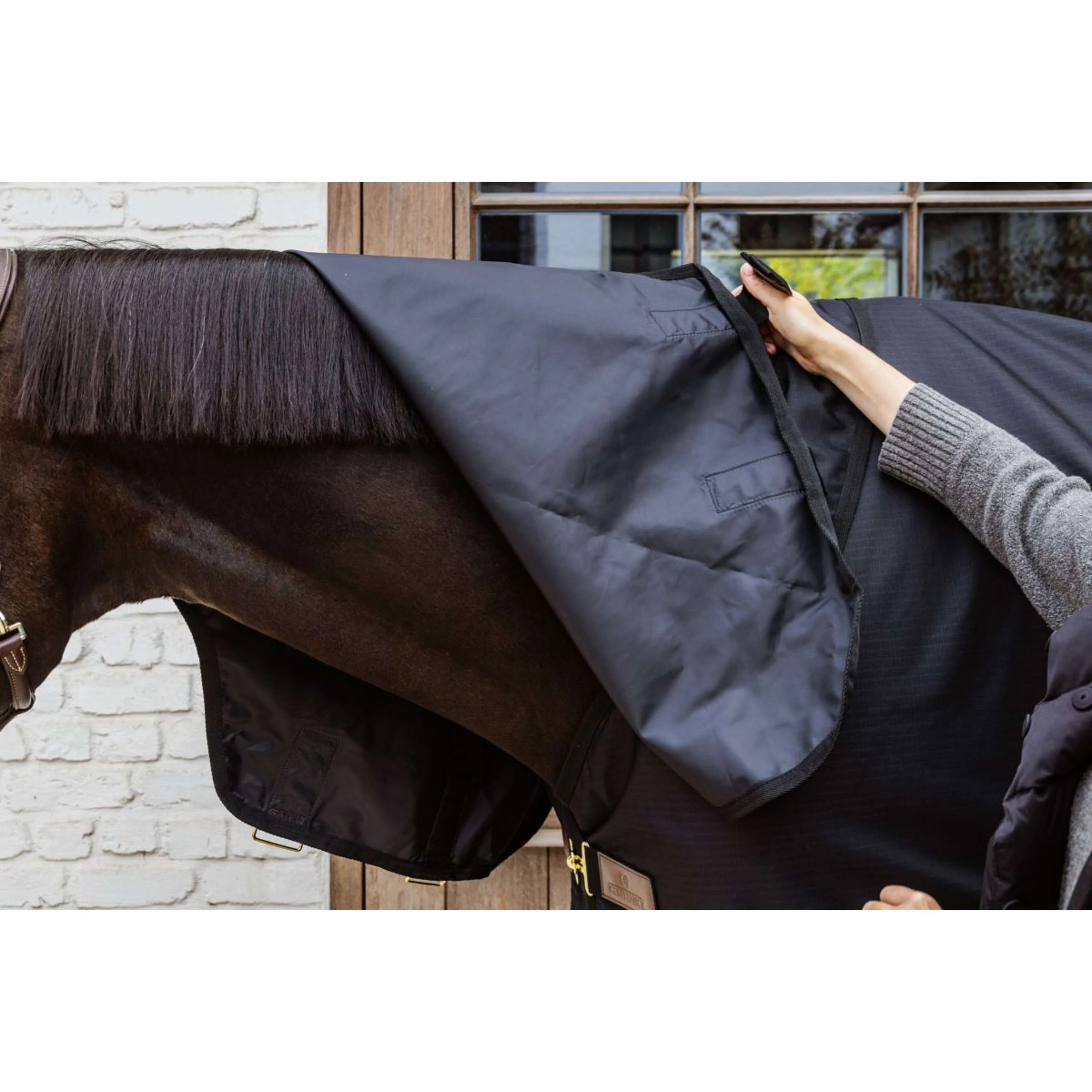 Kentucky Couvre-Cou All Weather Waterproof Comfort 0g Noir - Image 4