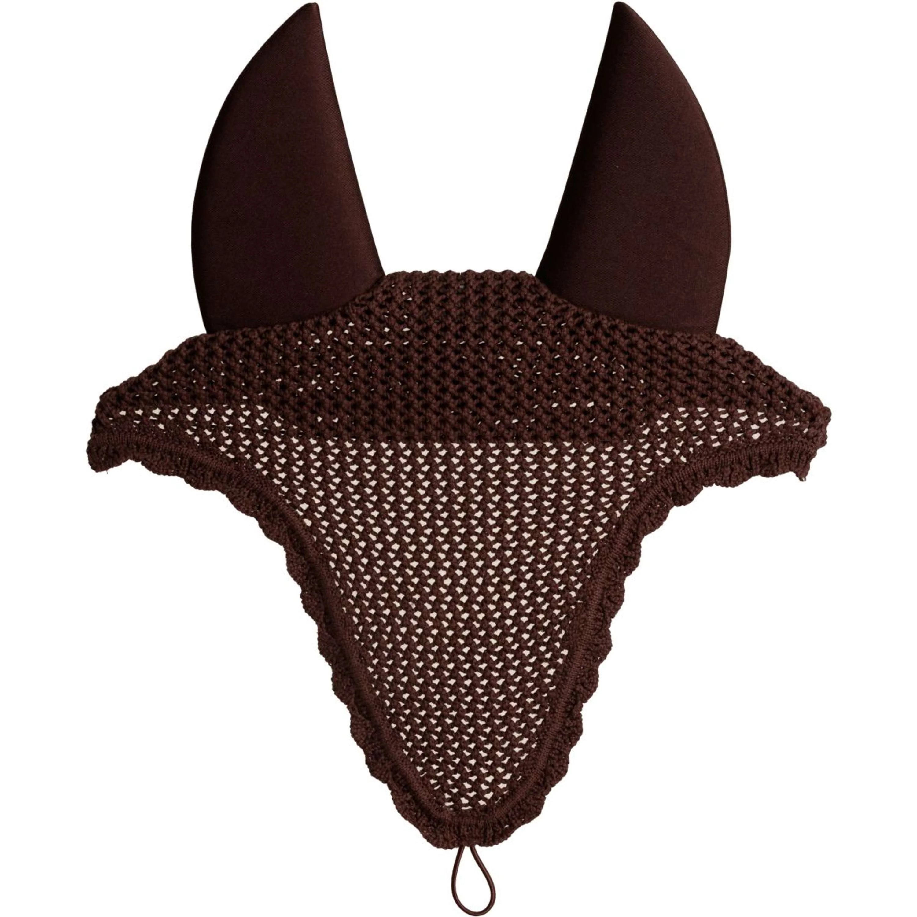 Kentucky Horsewear Bonnet Anti-Mouches Long Soundless Marron