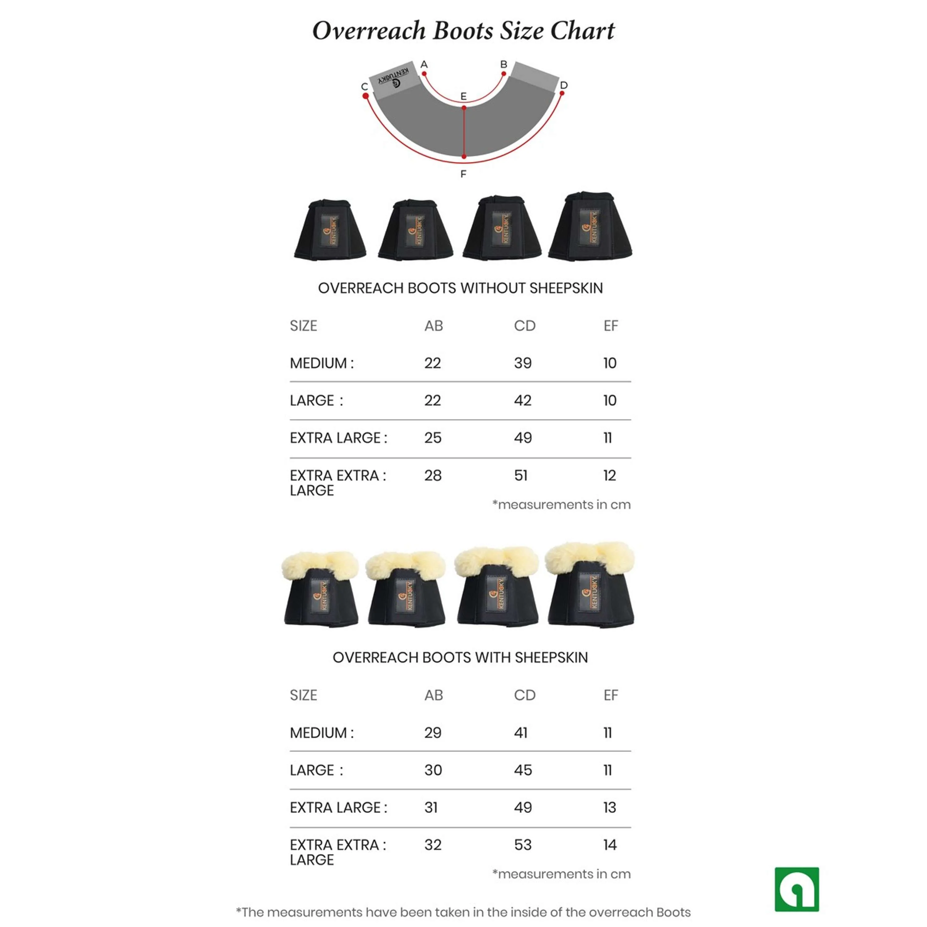 Kentucky Horsewear Cloches d'Obstacles Sheepskin Leather Noir/Noir - Image 3