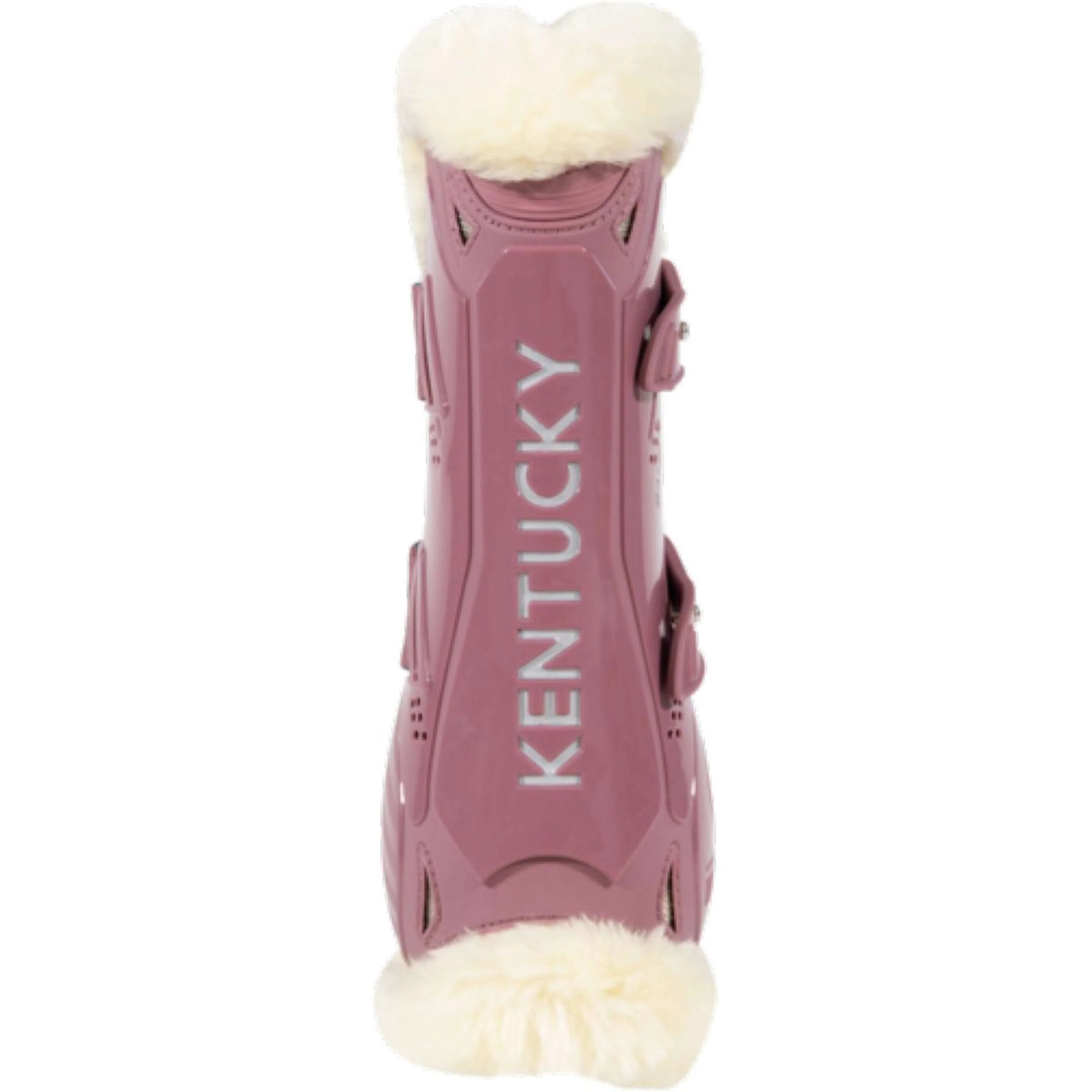 Kentucky Horsewear Protèges-Tendons Bamboo Elastic Vegan Sheepskin Rose Vieux - Image 3