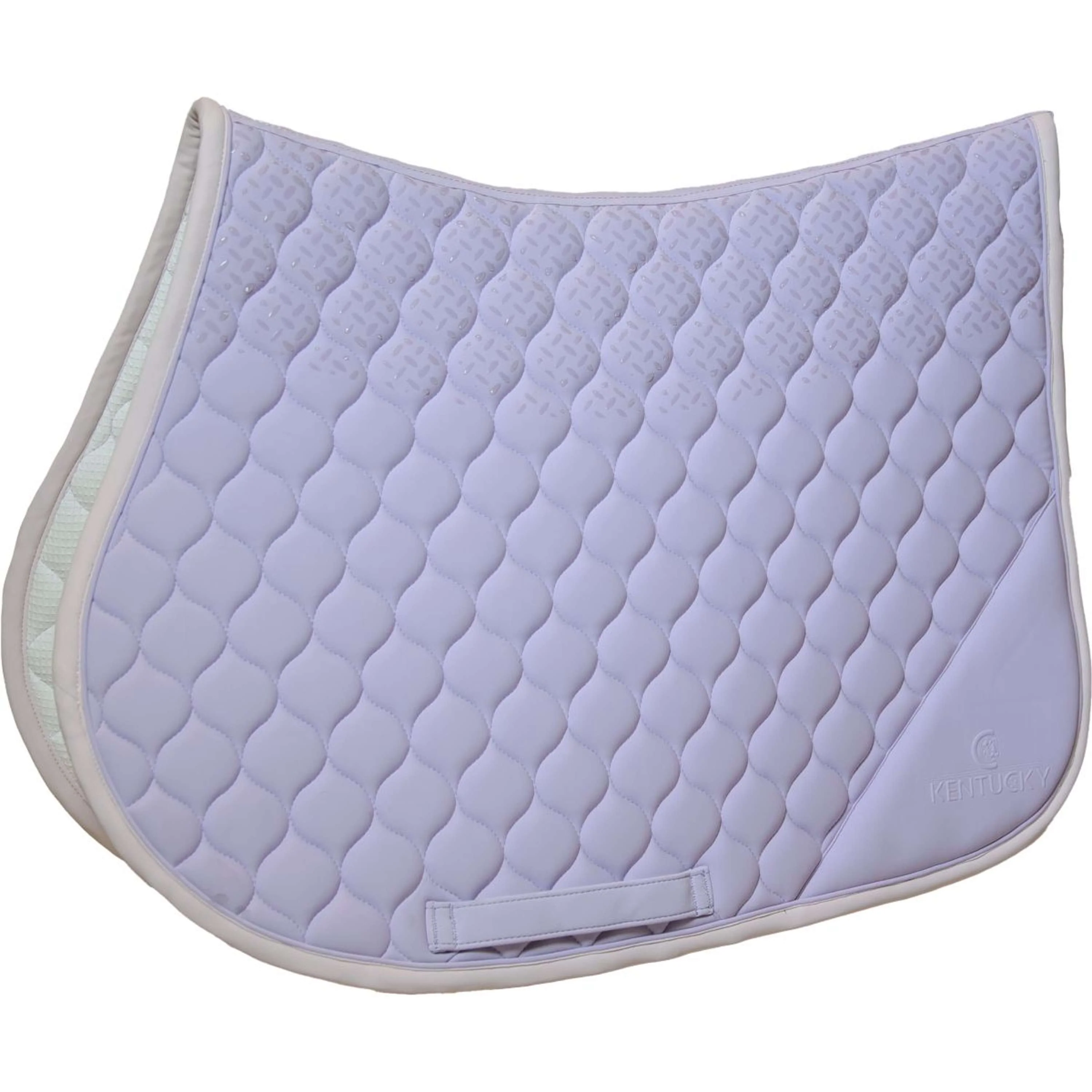 Kentucky Horsewear Tapis de Selle Softshell Onion Quilt de Saut Violet clair/Rose clair