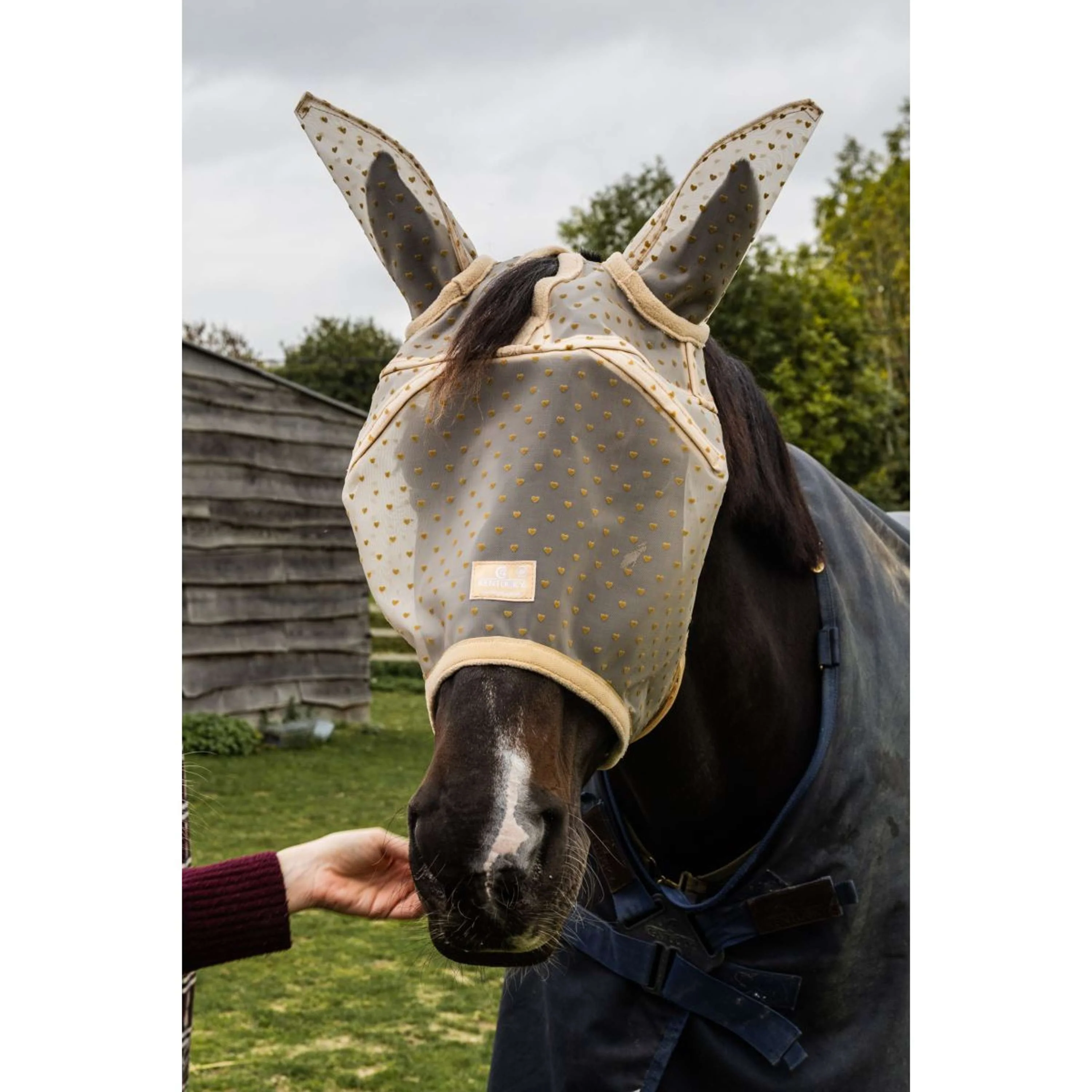 Kentucky Masque Anti-Mouches Heart avec Oreilles et Nez Beige - Image 4
