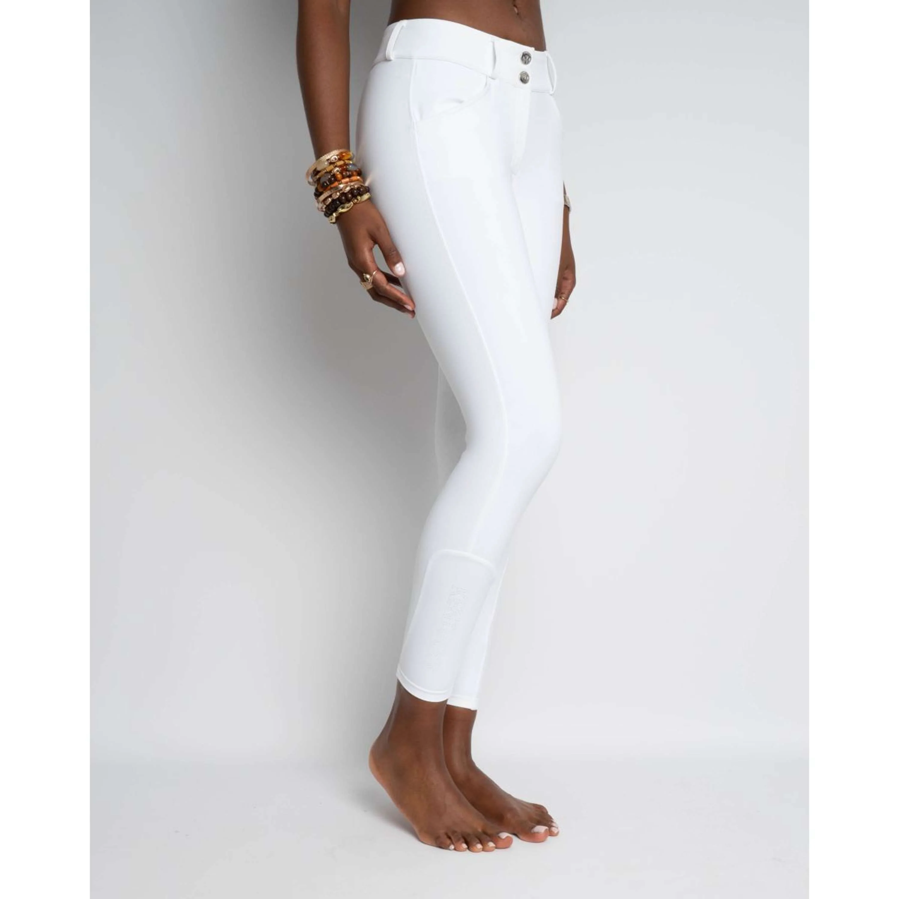 Kentucky Pantalon d'Équitation Miami Knee Grip Femme Blanc - Image 6