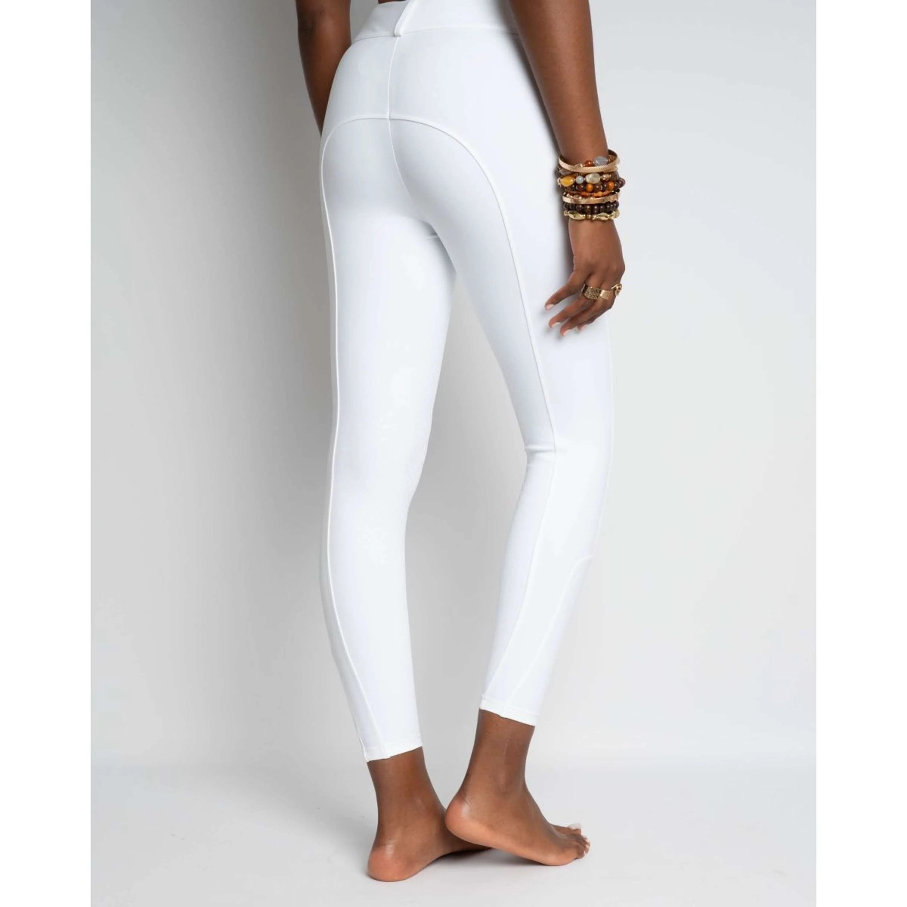 Kentucky Pantalon d'Équitation Miami Knee Grip Femme Blanc - Image 7