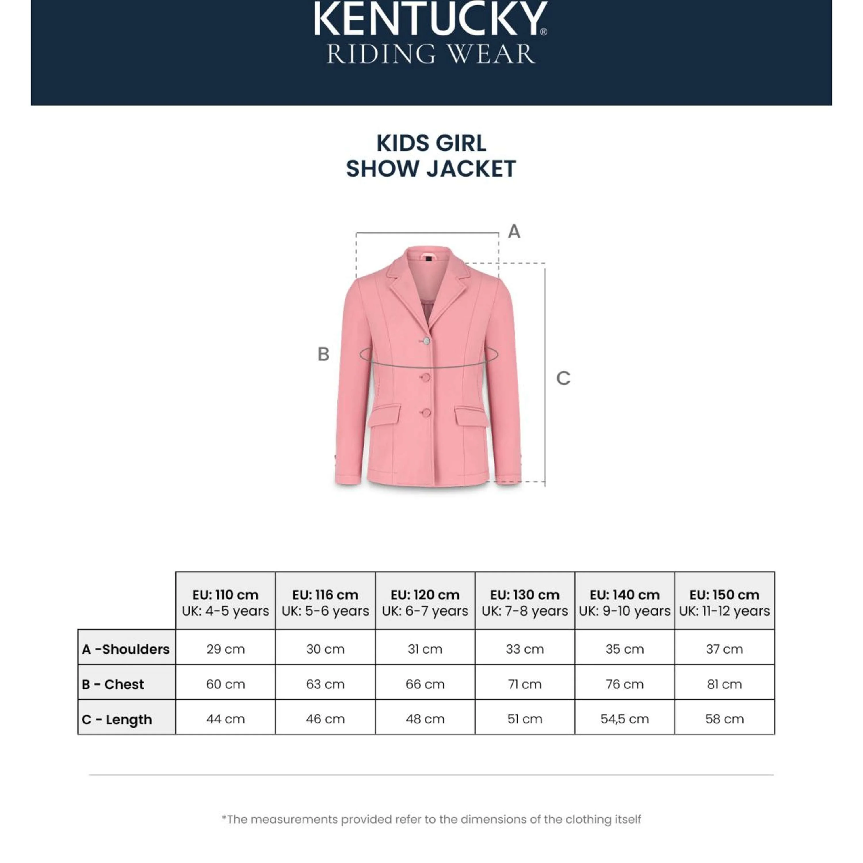 Kentucky Petite Veste de Concours Sammy Girls Old Rose - Image 11