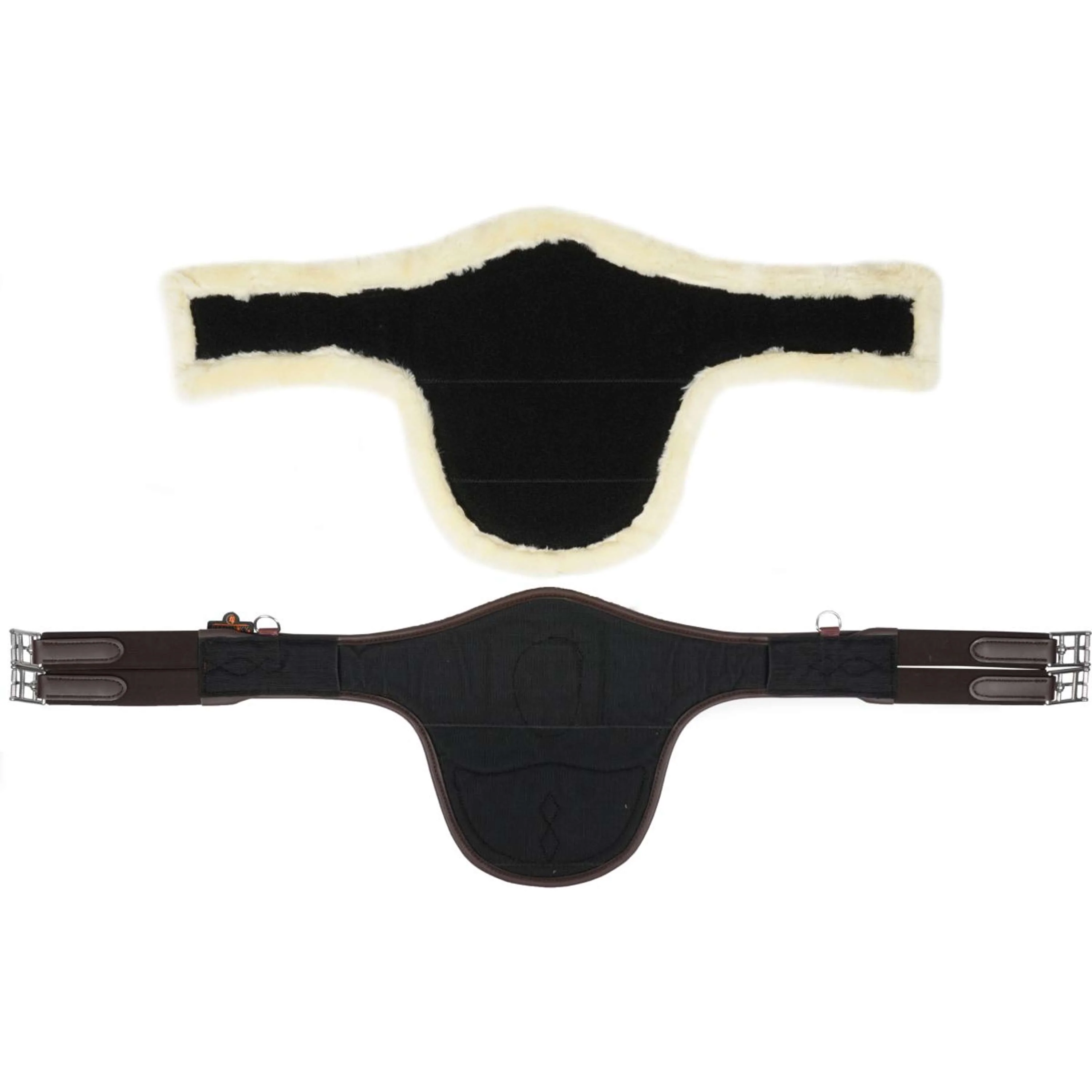 Kentucky Sangle Bavette Sheepskin Special pour le Saut Marron - Image 10