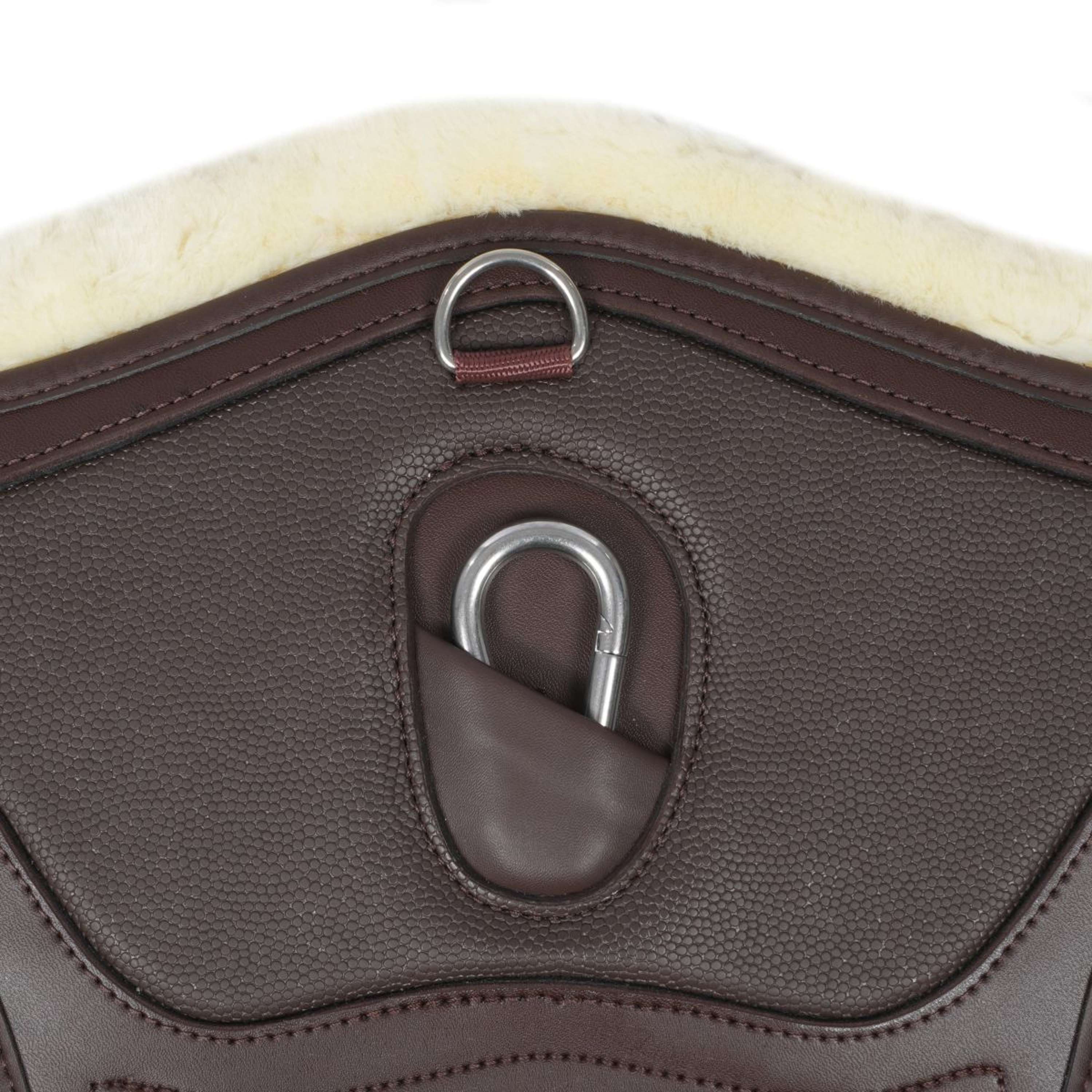 Kentucky Sangle Bavette Sheepskin Special pour le Saut Marron - Image 8