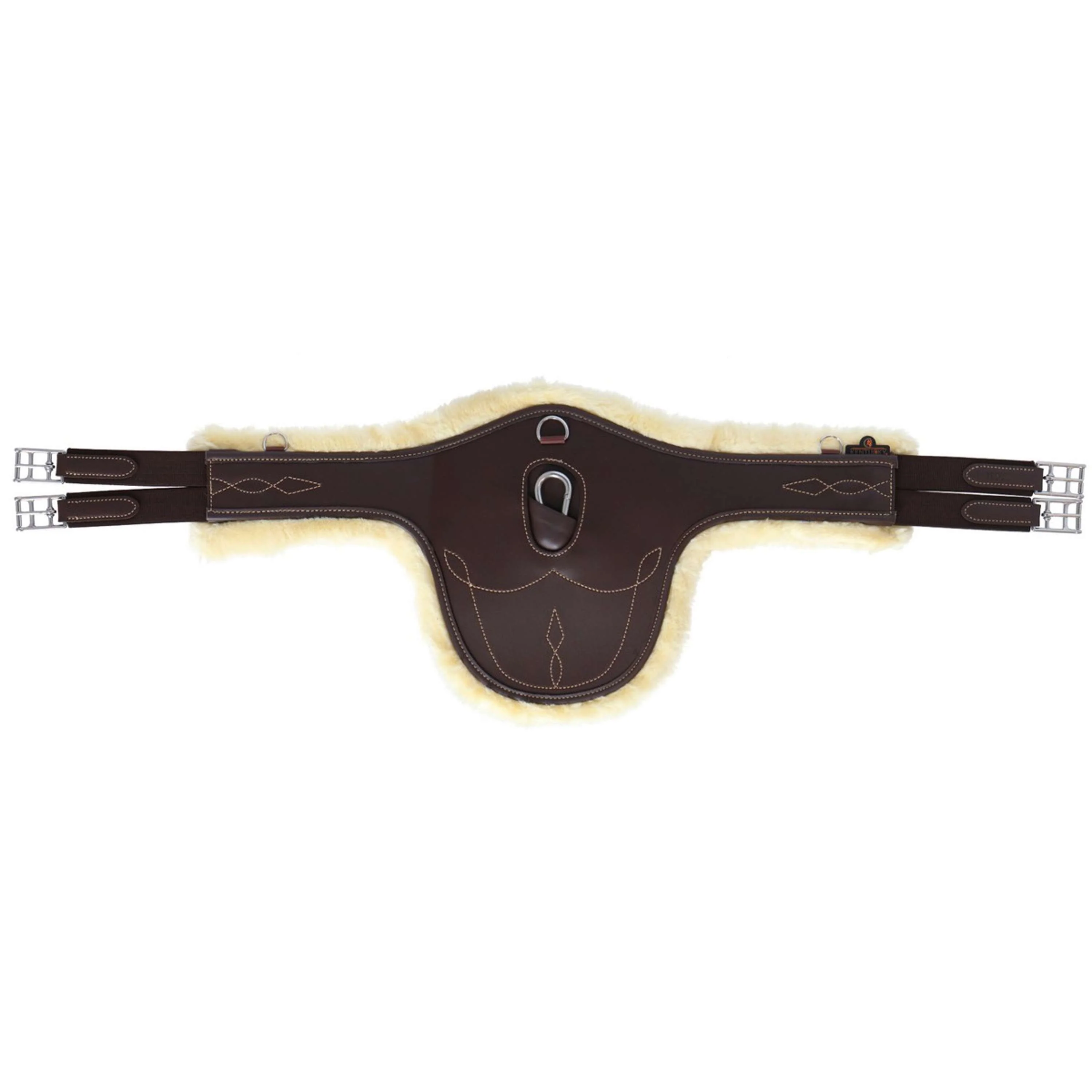 Kentucky Sangle d'Obstacle Sheepskin Stud Marron - Image 2