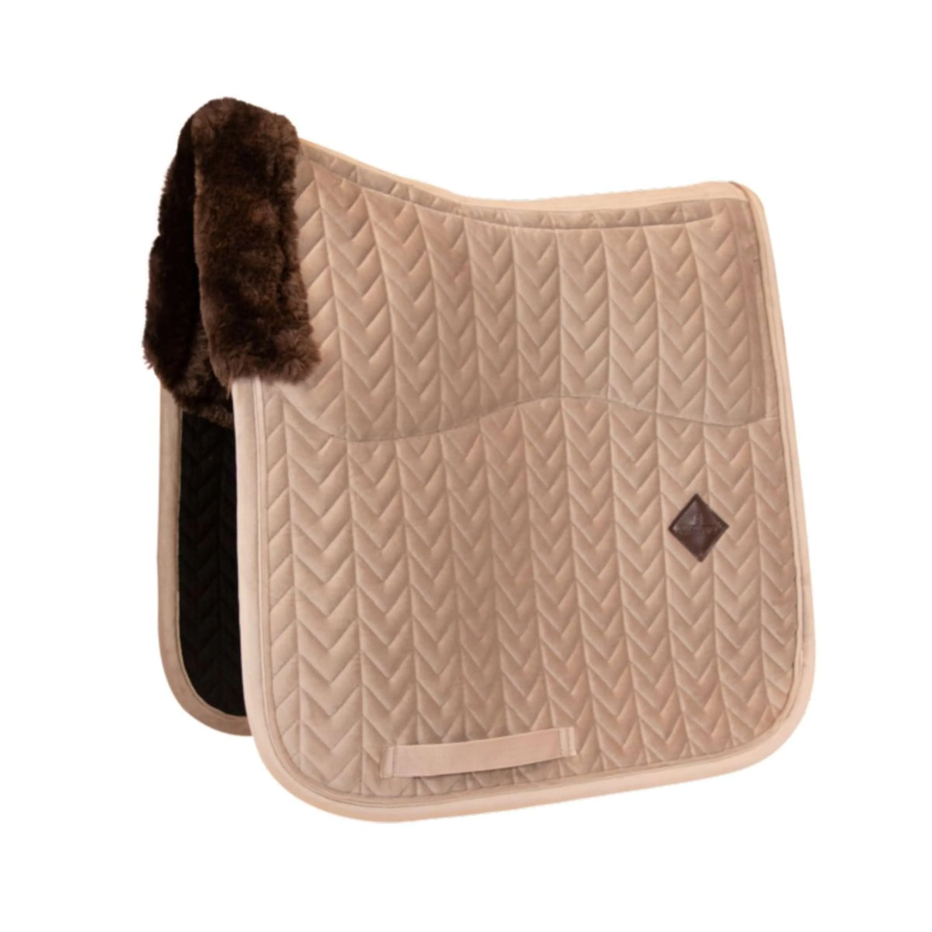 Kentucky Tapis de Selle Skin Friendly velours Dressage Beige - Image 5
