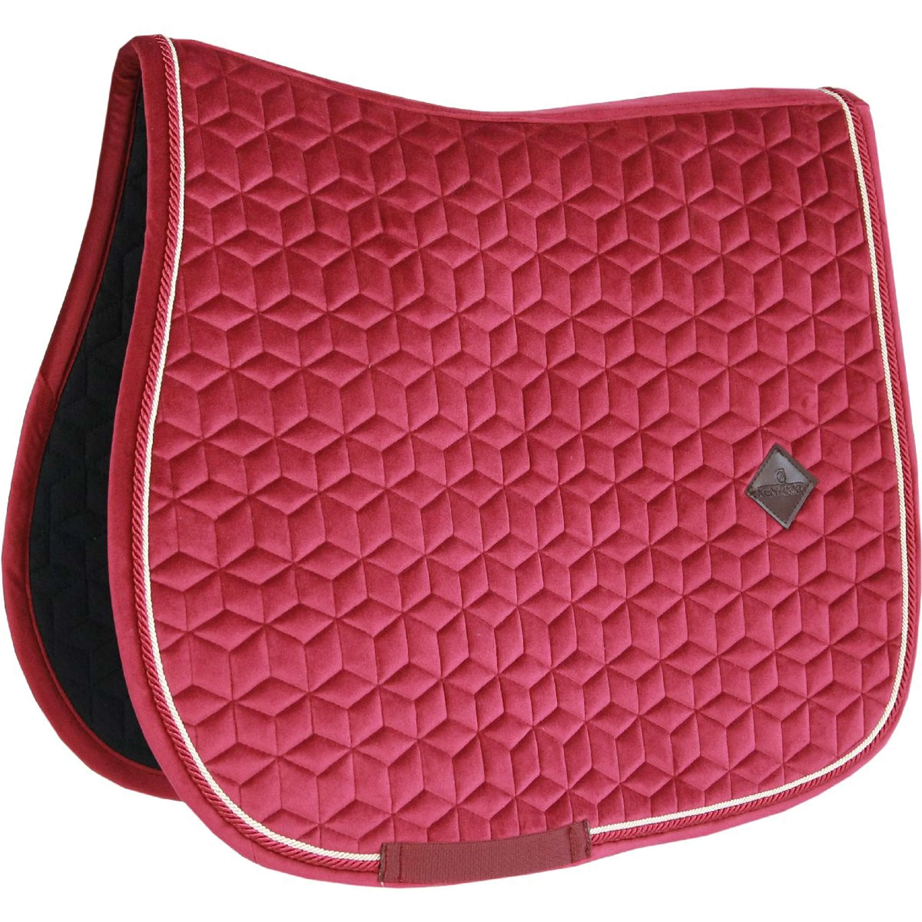 Kentucky Tapis de Selle Velvet de Saut Fuchsia - Image 3
