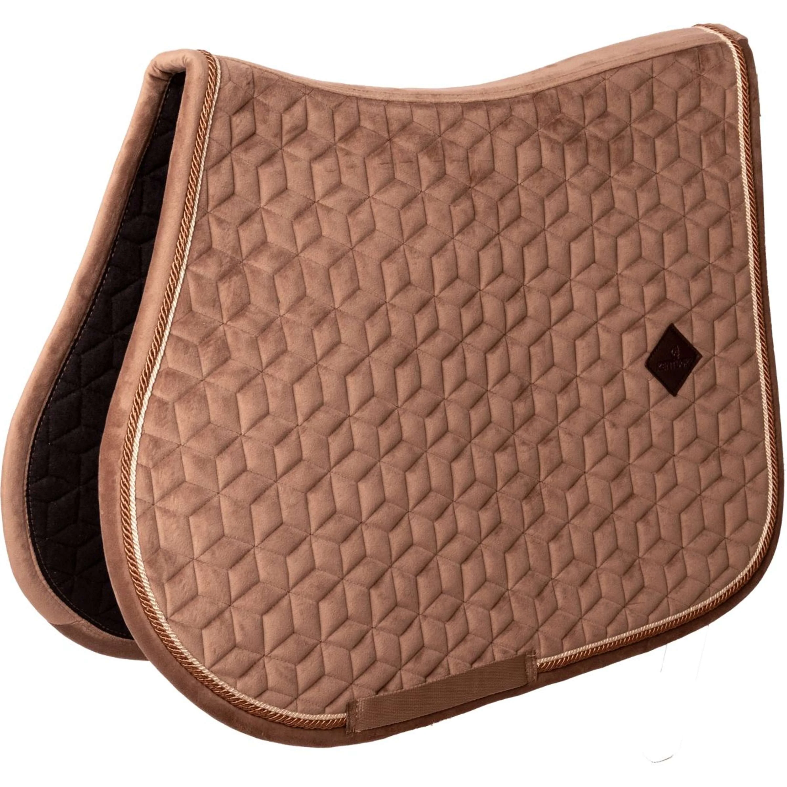 Kentucky Tapis de Selle Velvet de Saut Beige