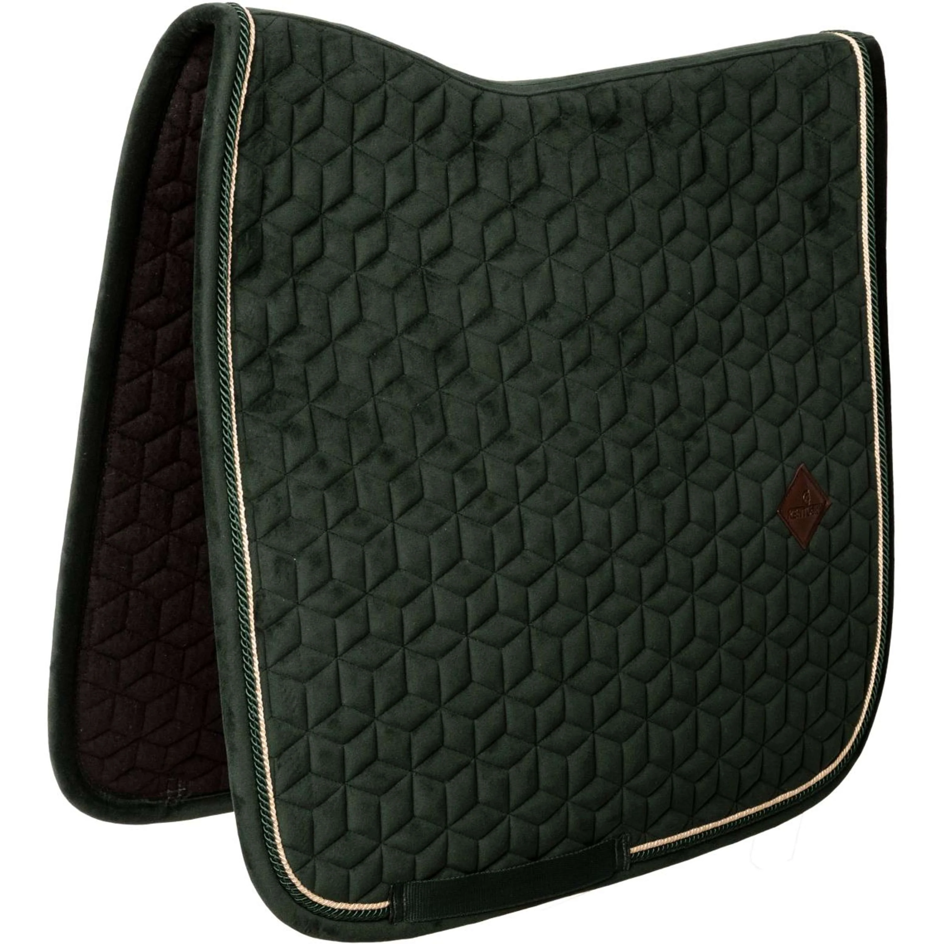 Kentucky Tapis de Selle Velvet Dressage Pine Green