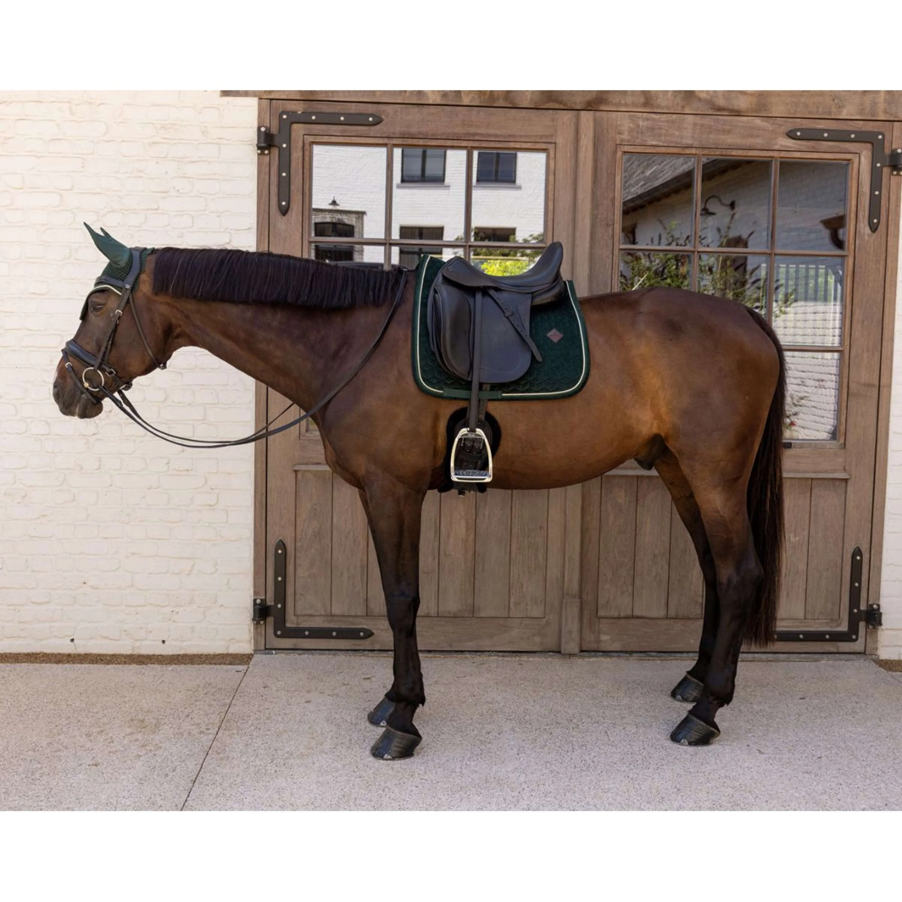 Kentucky Tapis de Selle Velvet Dressage Pine Green - Image 2