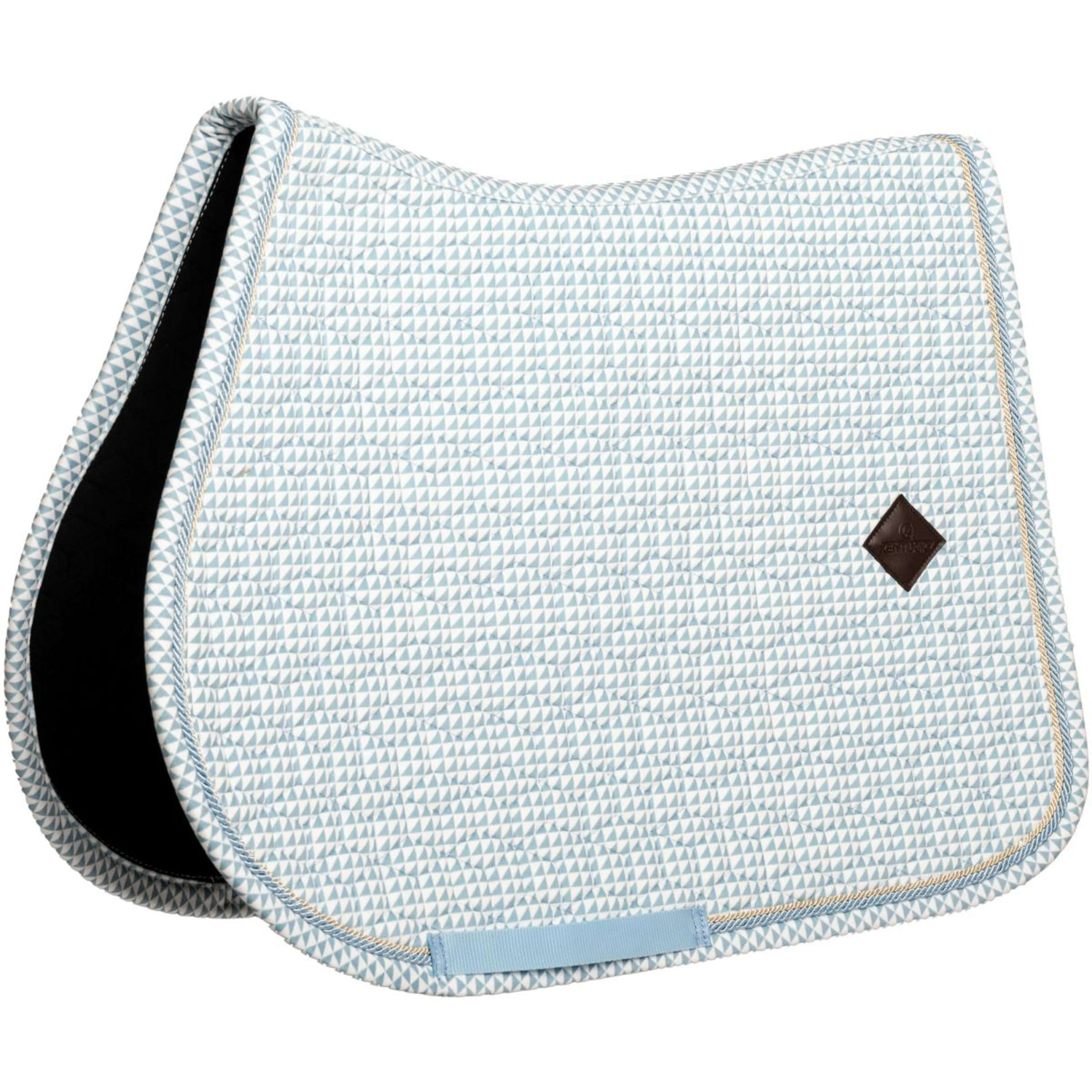 Kentucky Tapis de Selle Velvet Flags de Saut Bleu clair