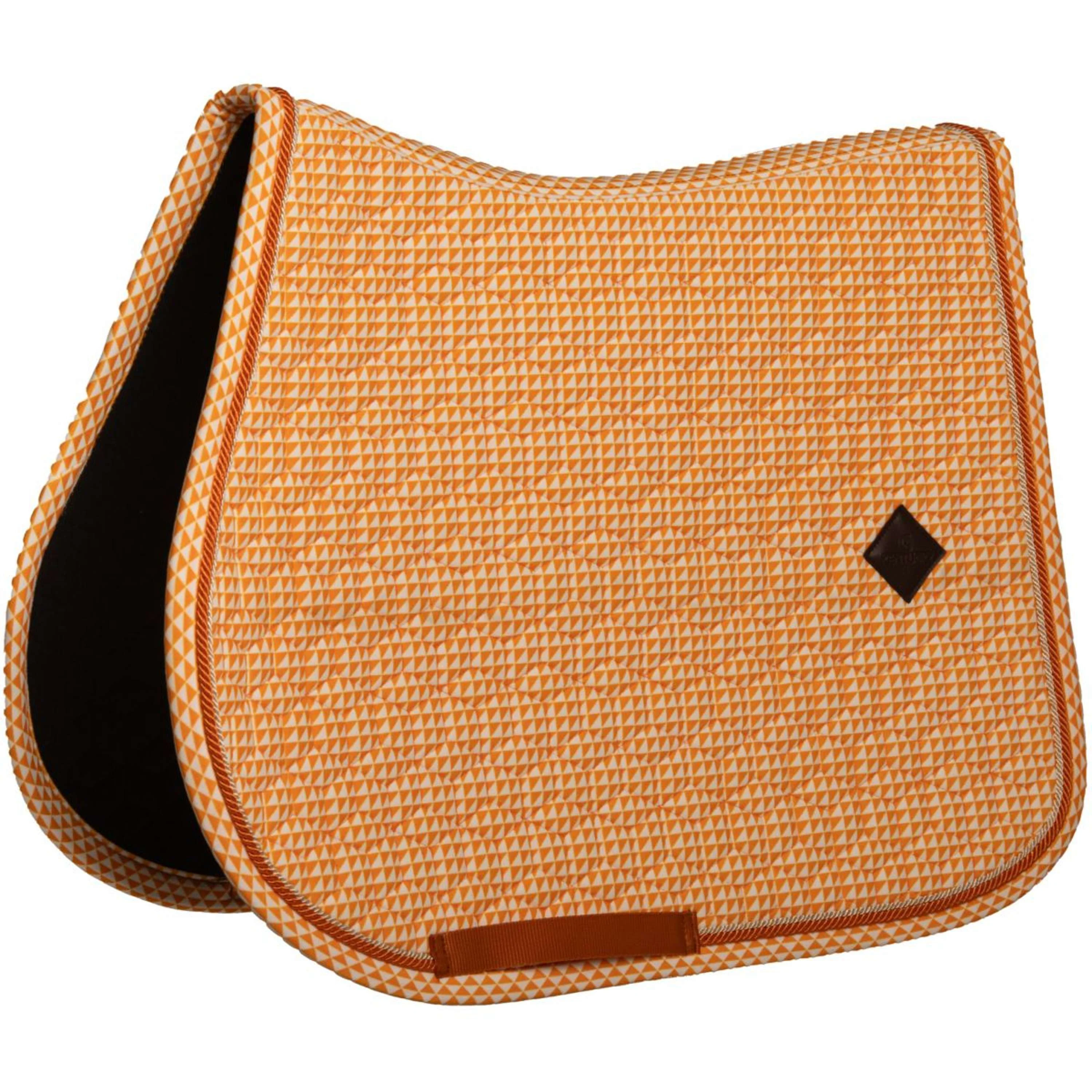 Kentucky Tapis de Selle Velvet Flags de Saut Orange