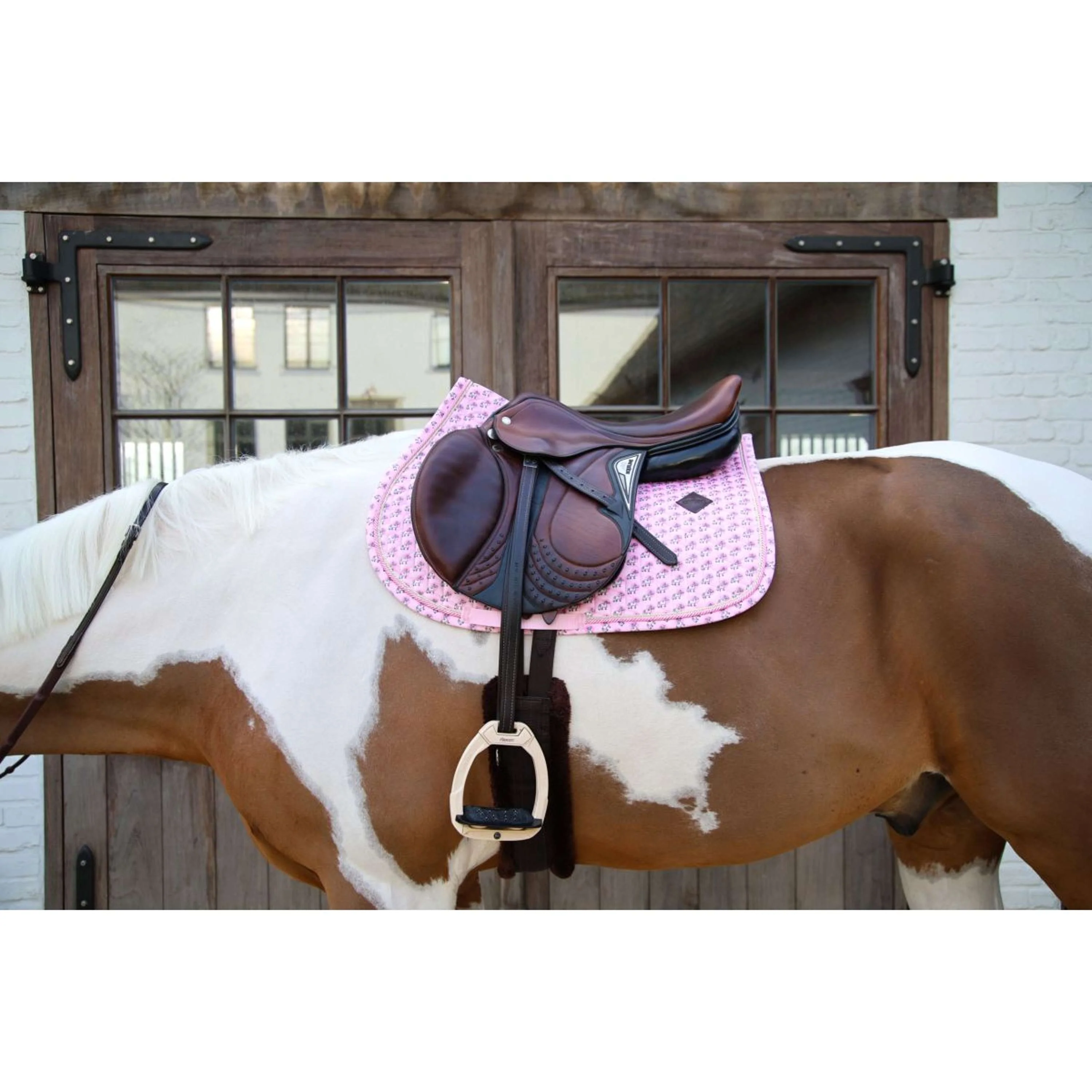 Kentucky Tapis de Selle Velvet Sammy de Saut Old Rose - Image 5