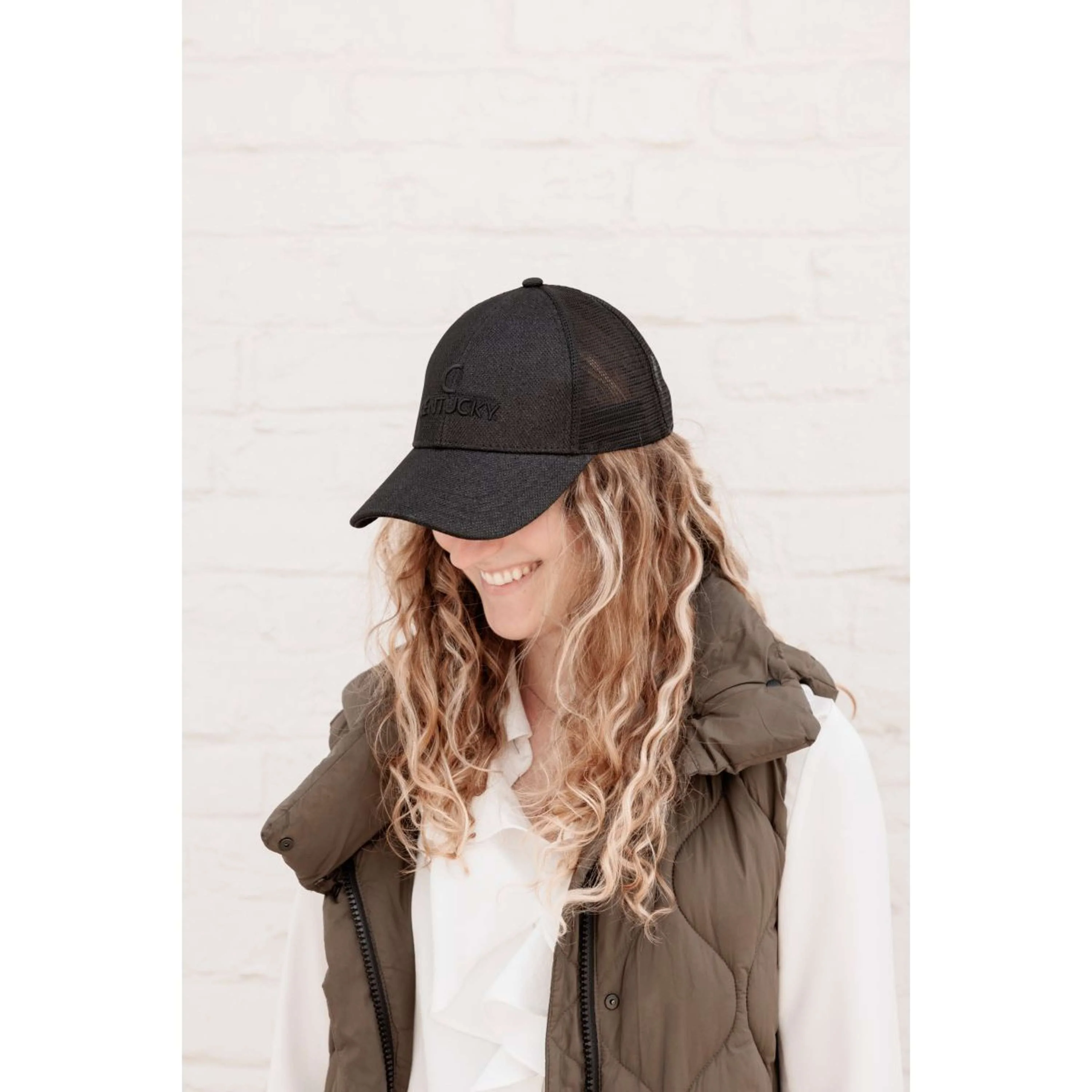 Kentucky Trucker Cap Glitter Noir - Image 2