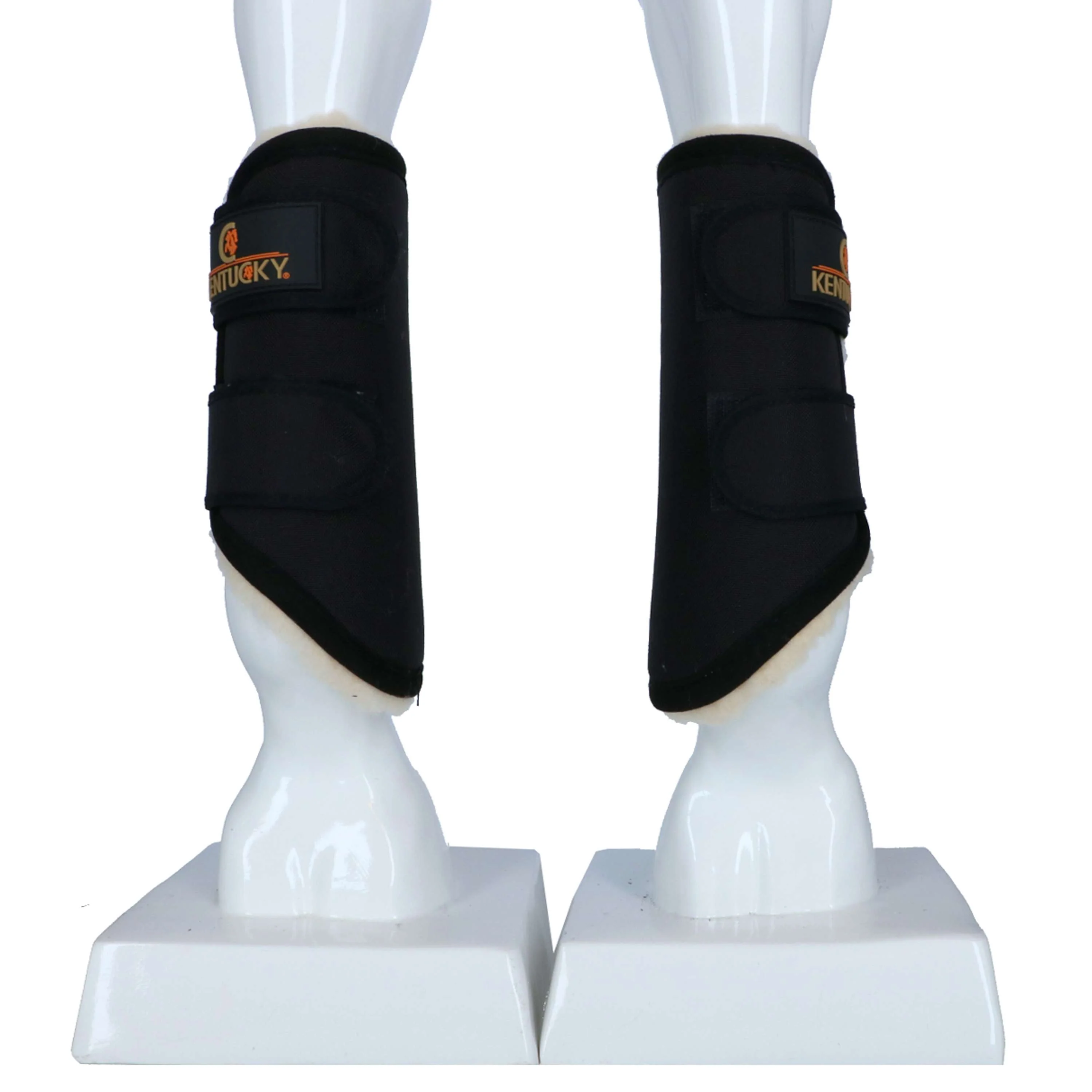 Kentucky Turnout Boots Solimbra Jambes Avant Noir - Image 4