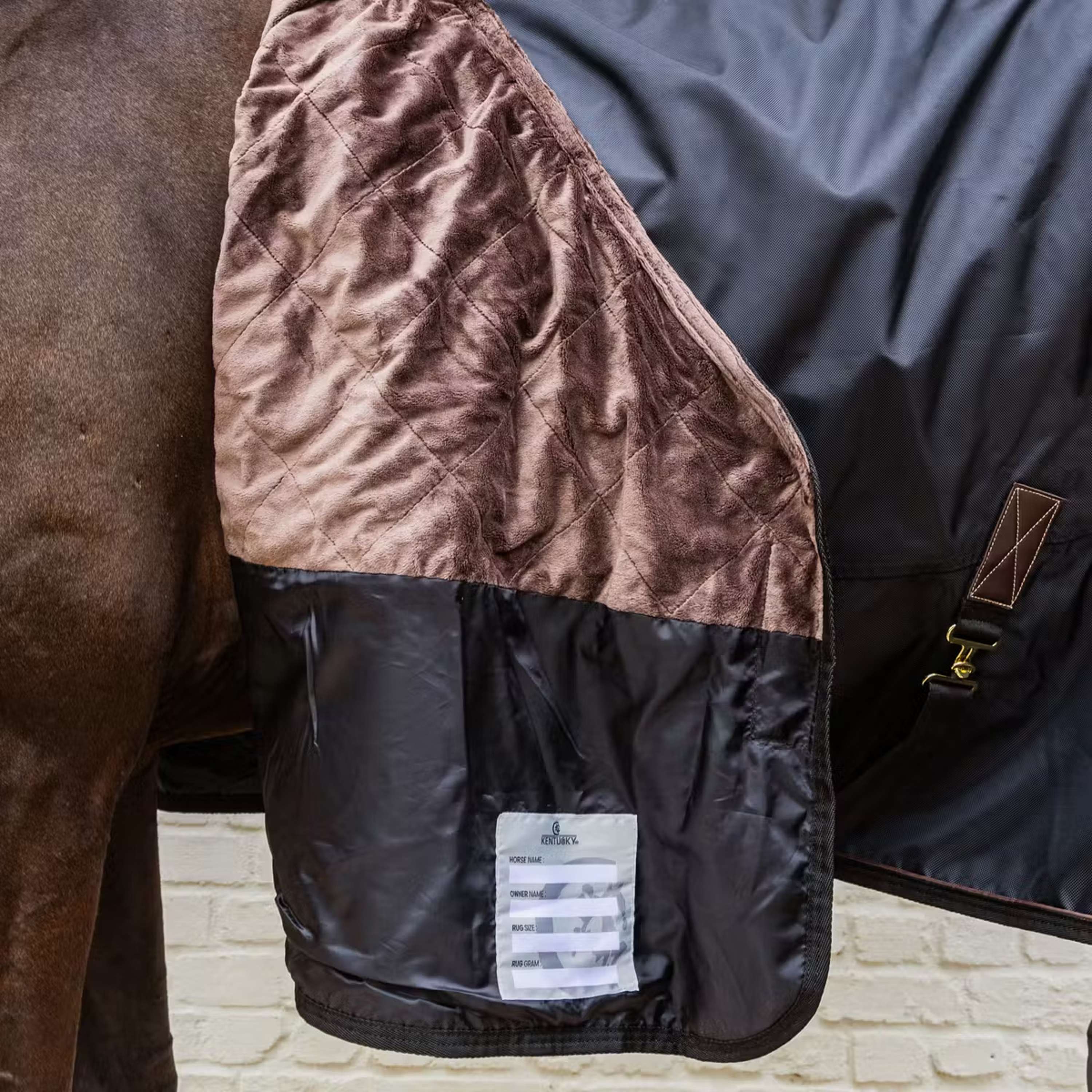 Kentucky Turnout Rug All Weather Waterproof Pro 0g Noir - Image 5