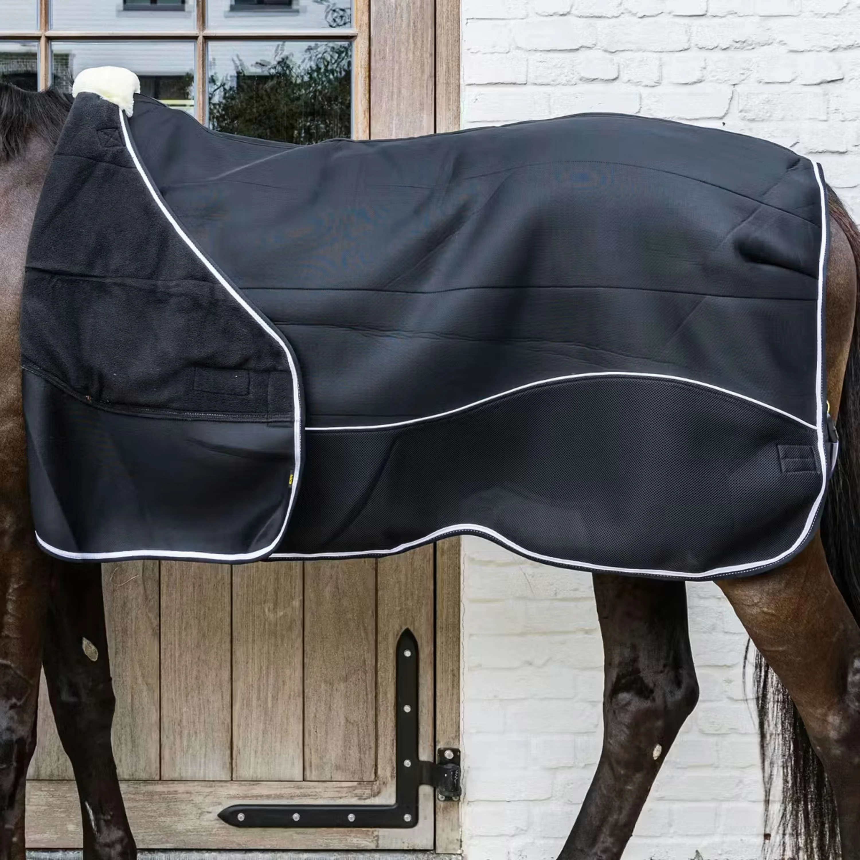 Kentucky Turnout Rug Comfort 3D Fleece Liner Noir - Image 6